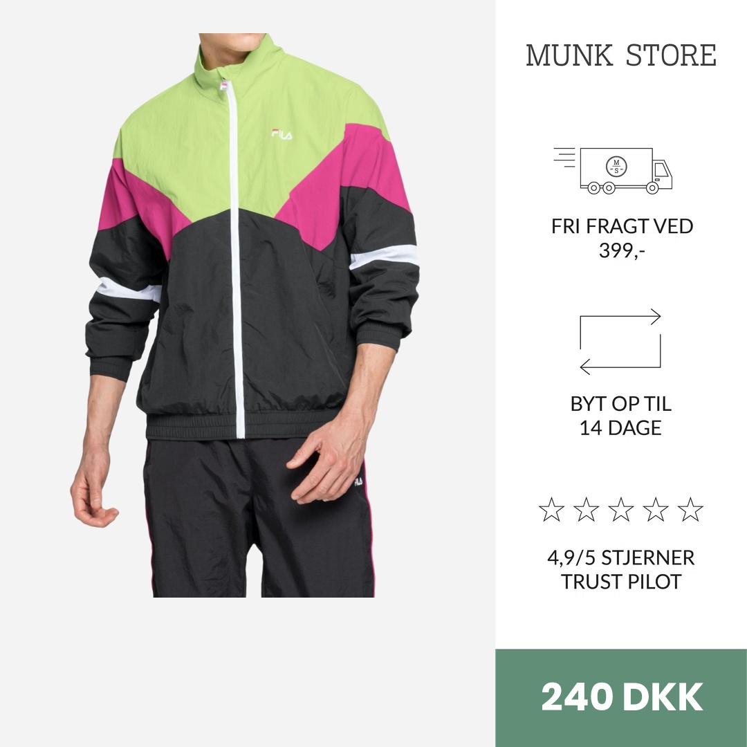 Køb Ban Jacket – Black/Green/Pink – XXL
