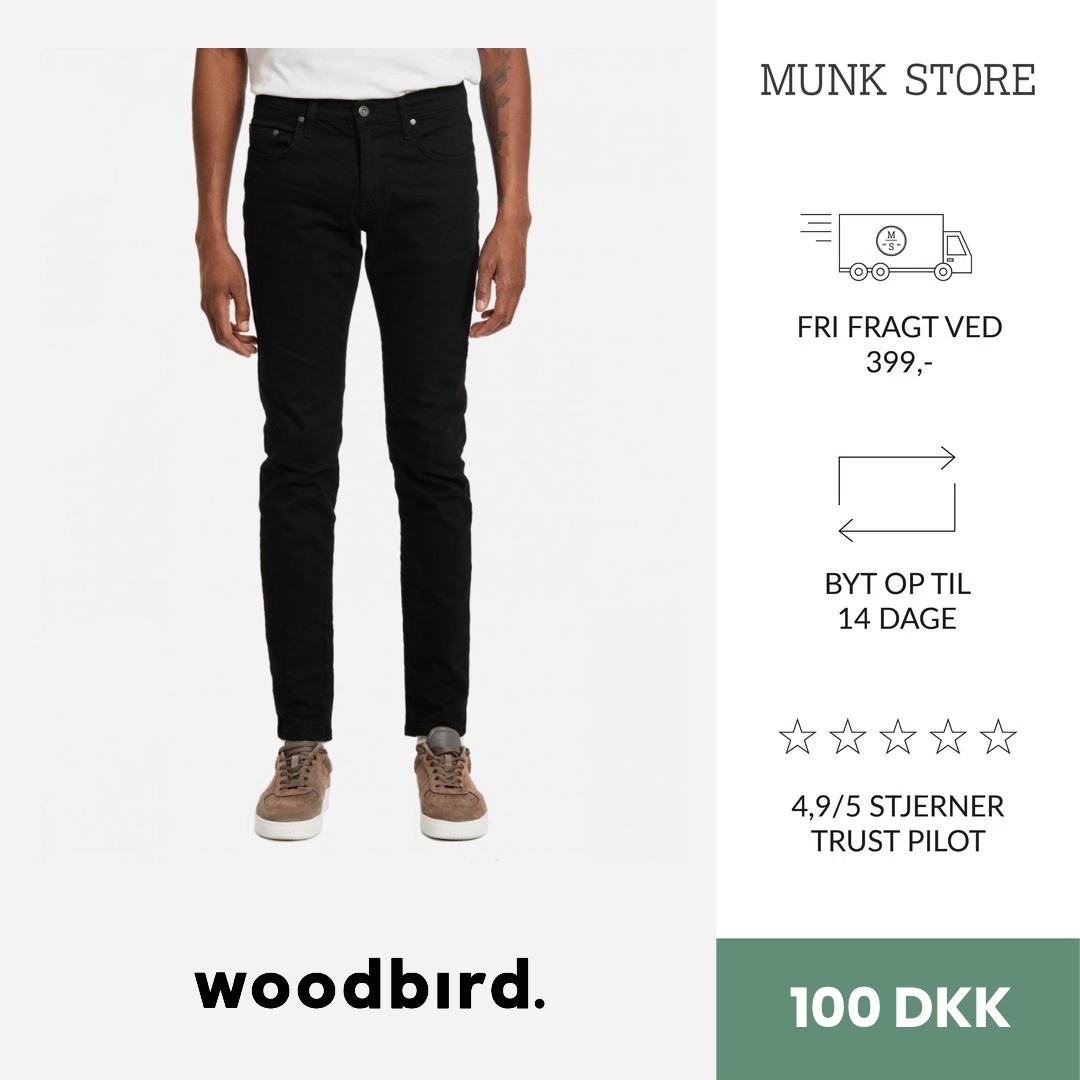 Køb Matti Black Jeans – Black – 31/30