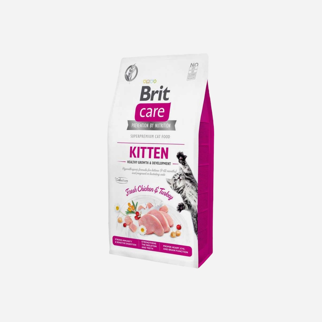 Billede af Brit Care Kat - Hypoallergent killinge kattefoder - Kornfrit, 7 kg