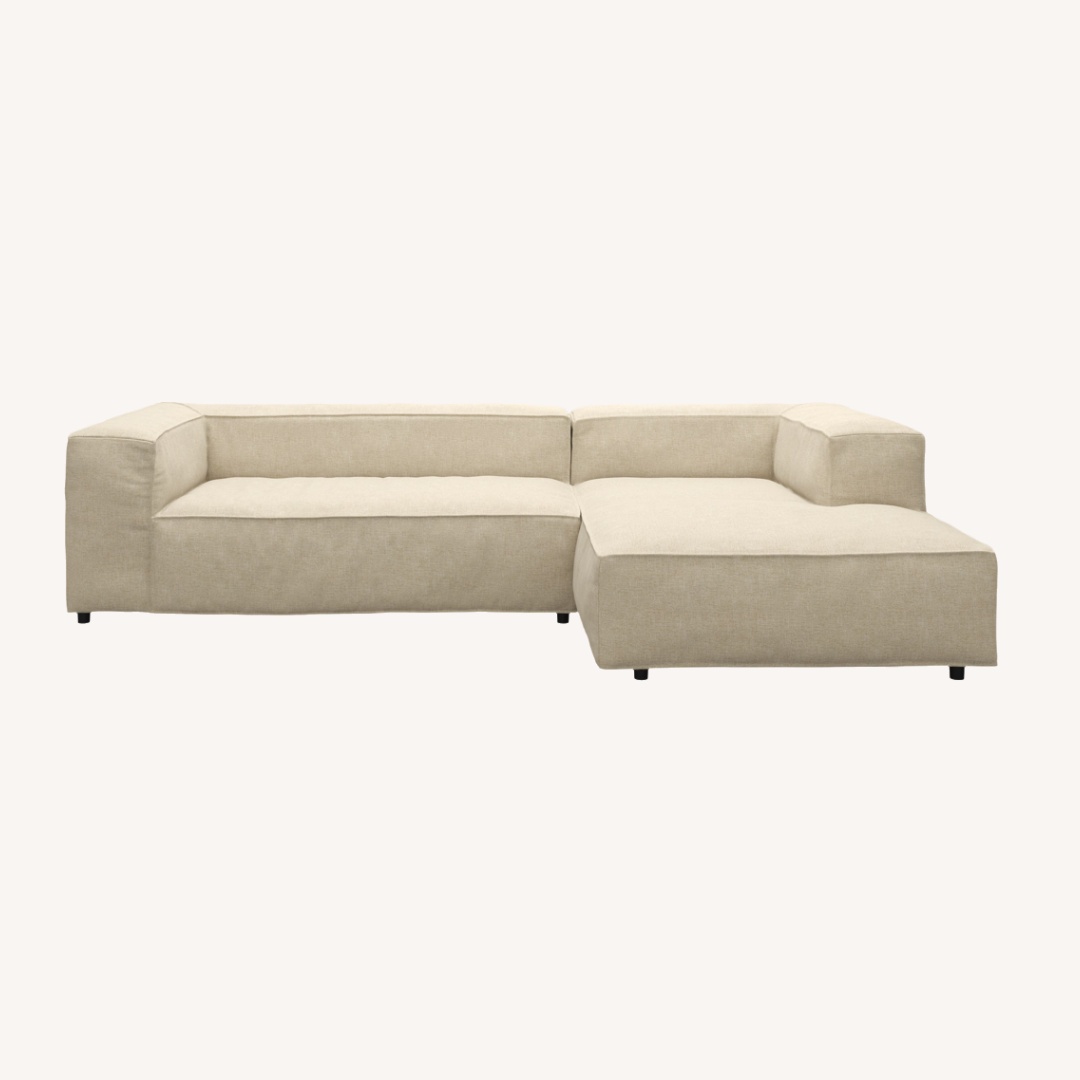 Nordstrom sofa med chaiselong