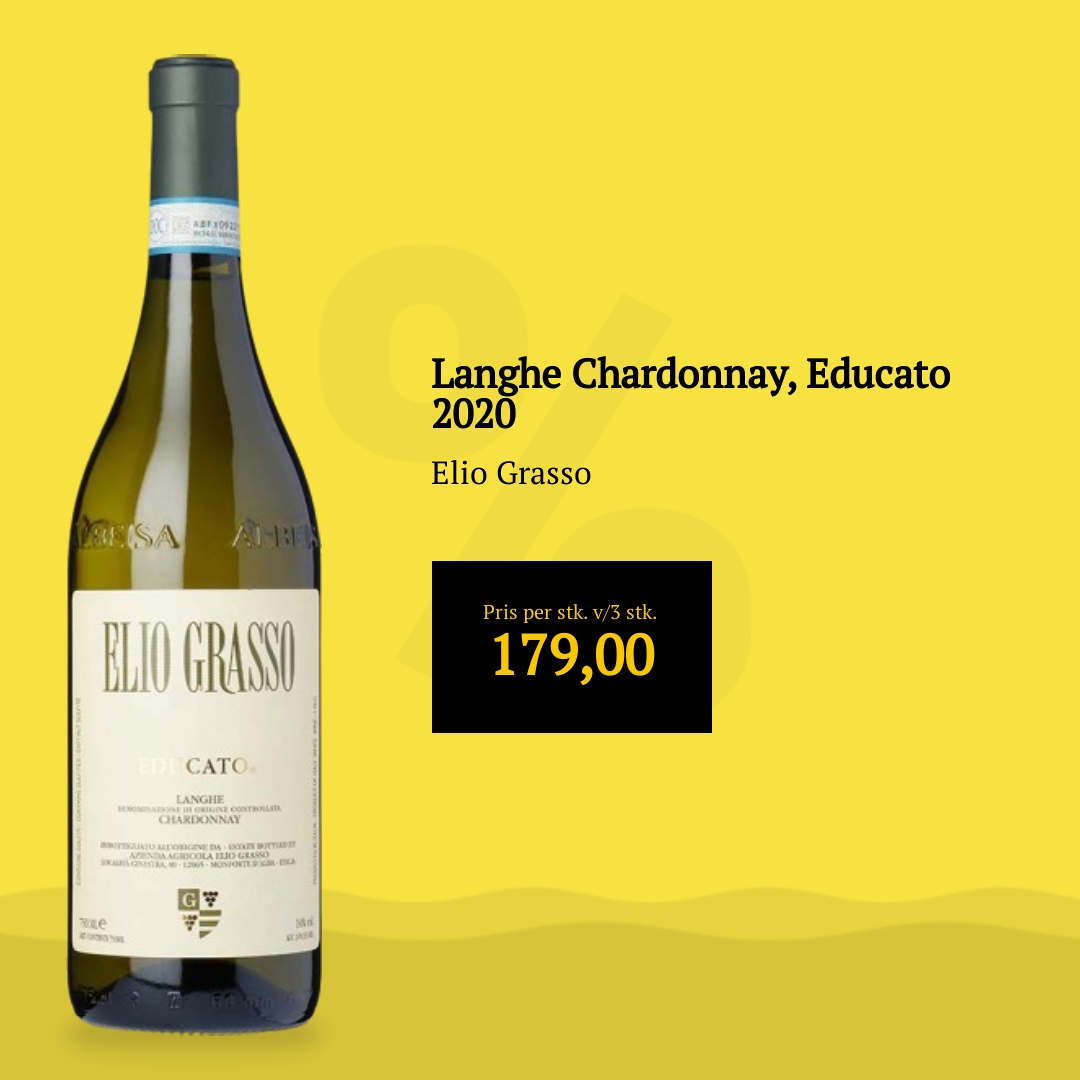  Langhe Chardonnay, Educato 2020