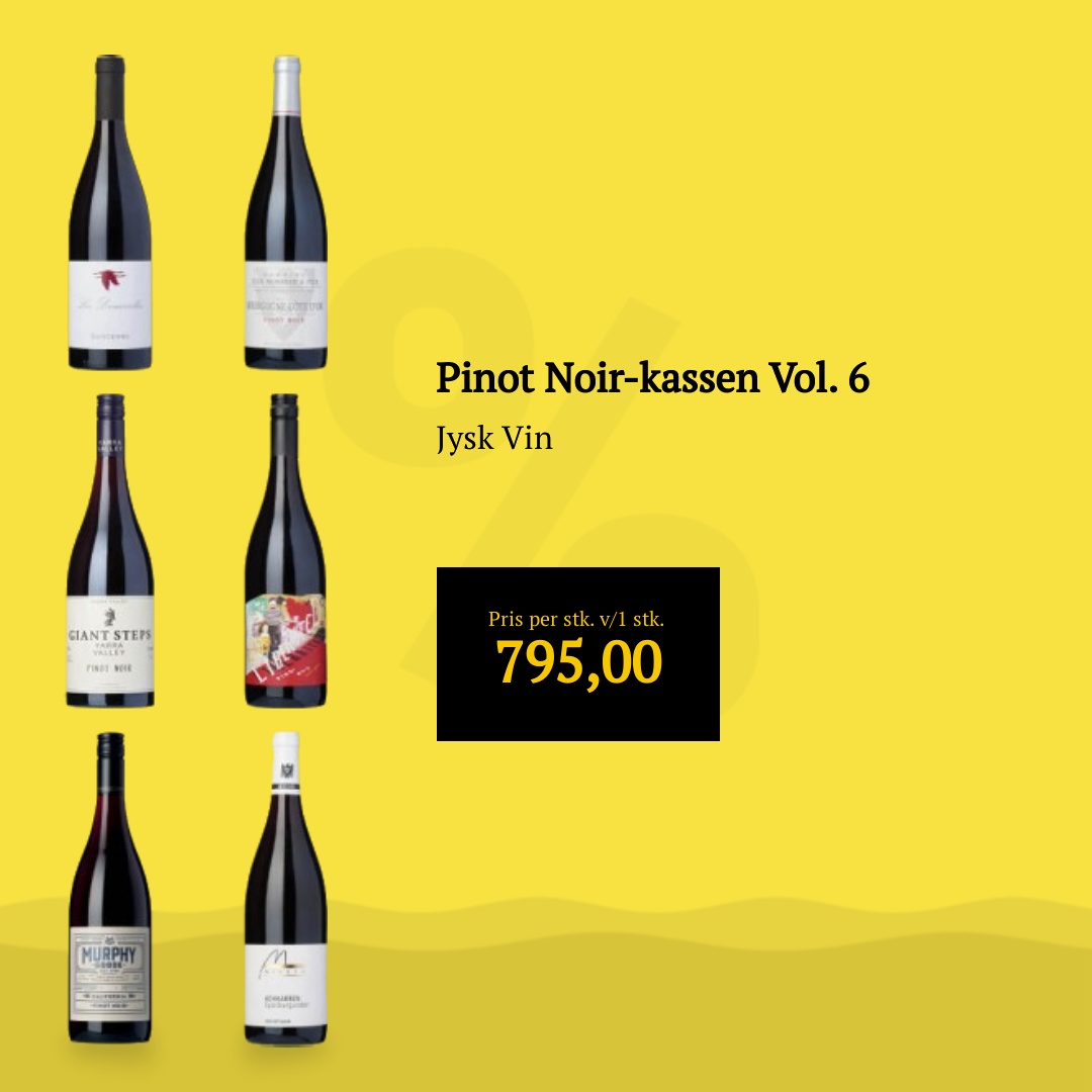 Jysk Vin Pinot Noir-kassen Vol. 6