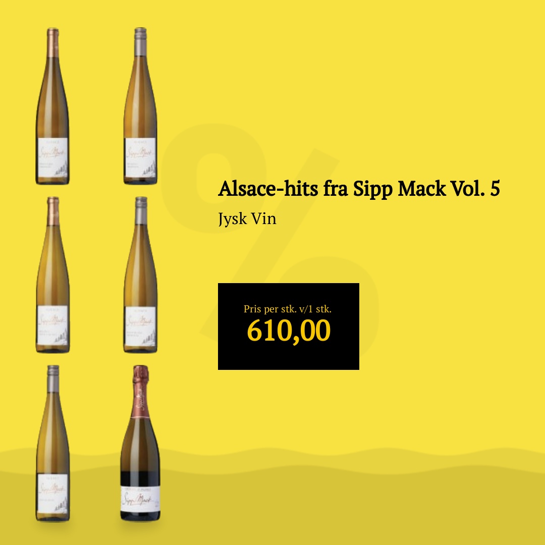 Jysk Vin Alsace-hits fra Sipp Mack Vol. 5