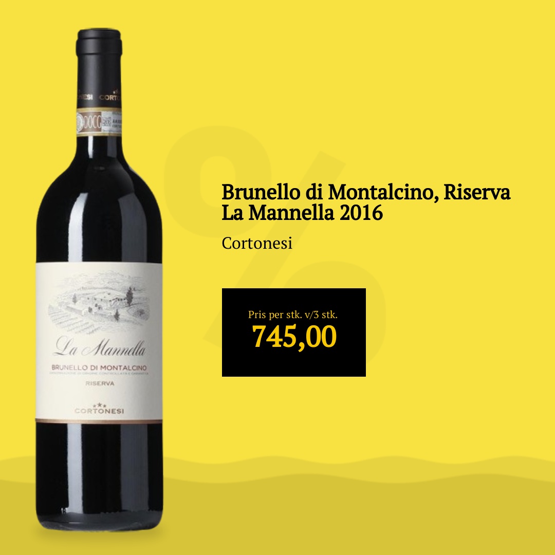  Brunello di Montalcino, Riserva La Mannella 2016