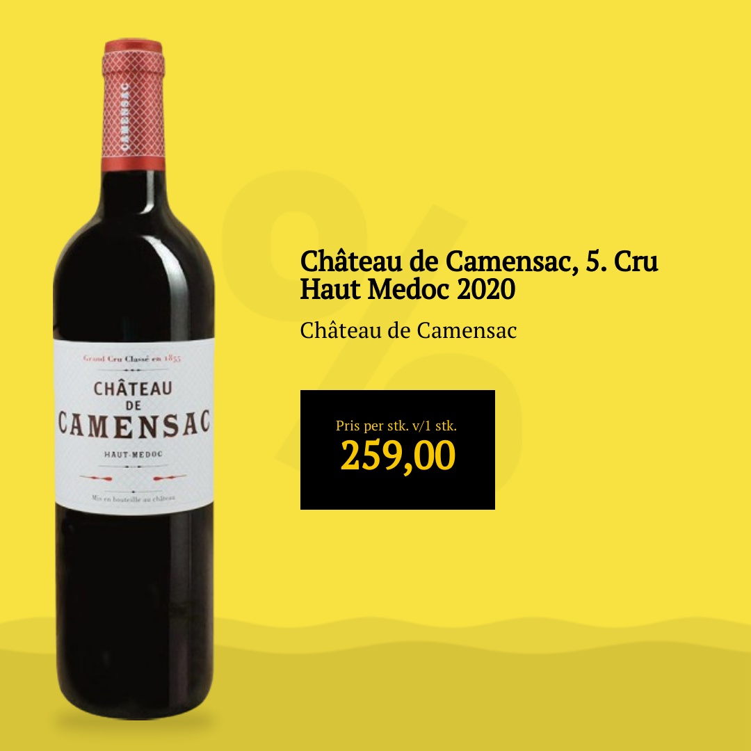  Château de Camensac, 5. Cru Haut Medoc 2020