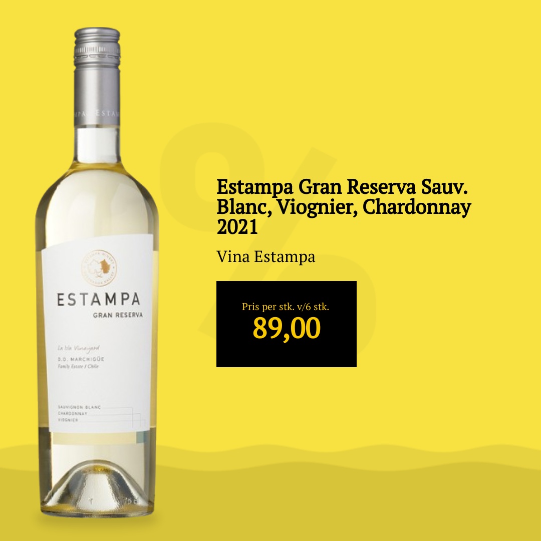 Vina Estampa Estampa Gran Reserva Sauv. Blanc, Viognier, Chardonnay 2021