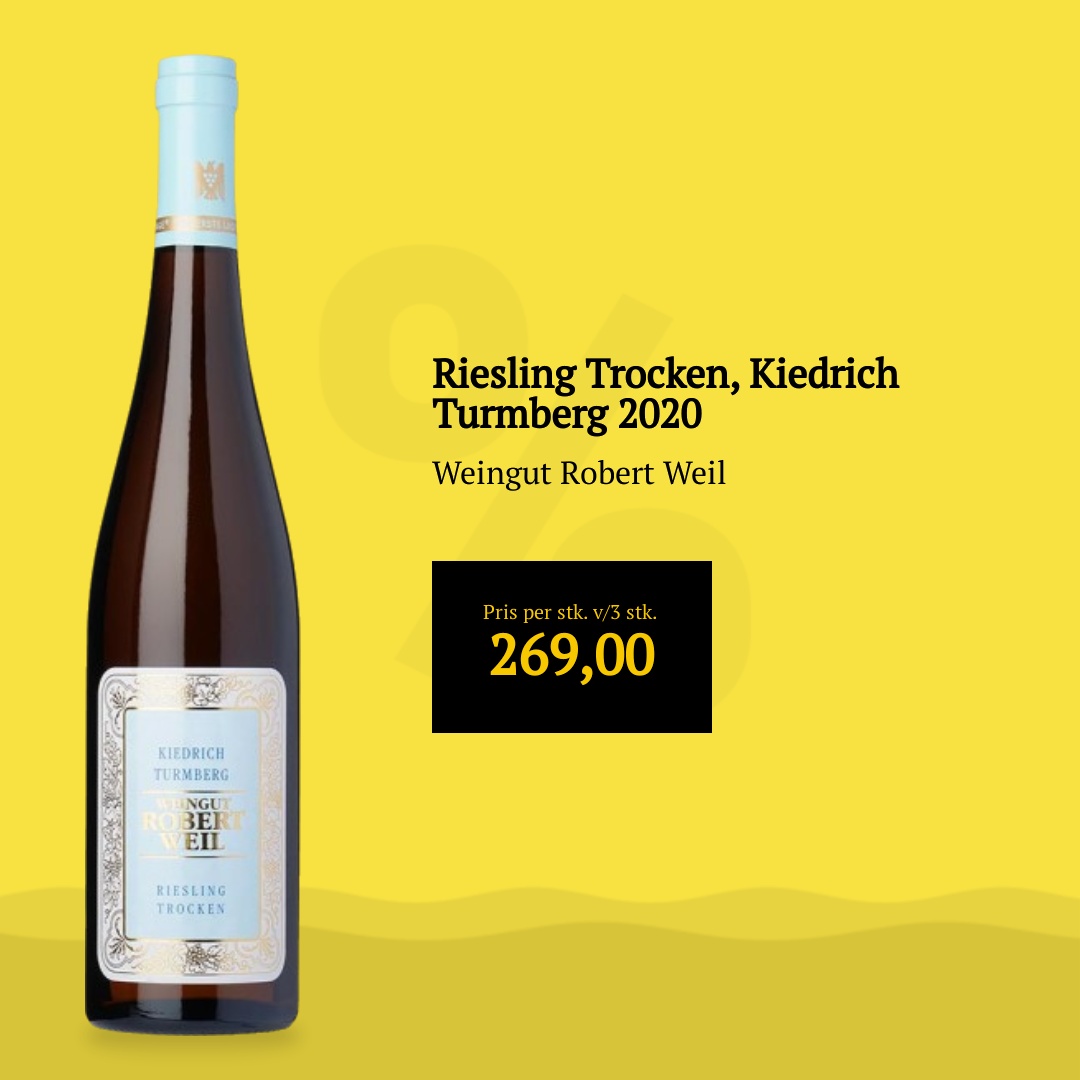 Weingut Robert Weil Riesling Trocken, Kiedrich Turmberg 2020