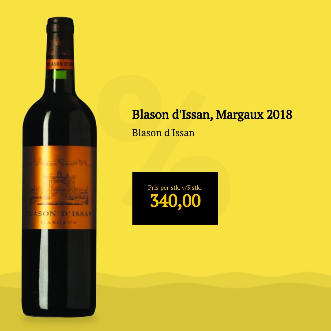 Blason d'Issan, Margaux 2018