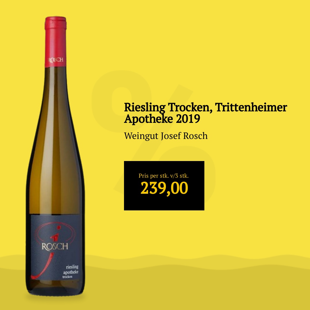 Weingut Josef Rosch Riesling Trocken, Trittenheimer Apotheke 2019