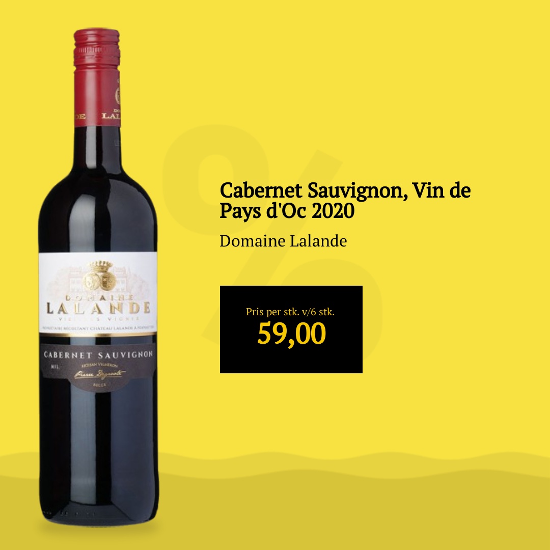 Cabernet Sauvignon, Vin de Pays d'Oc 2020