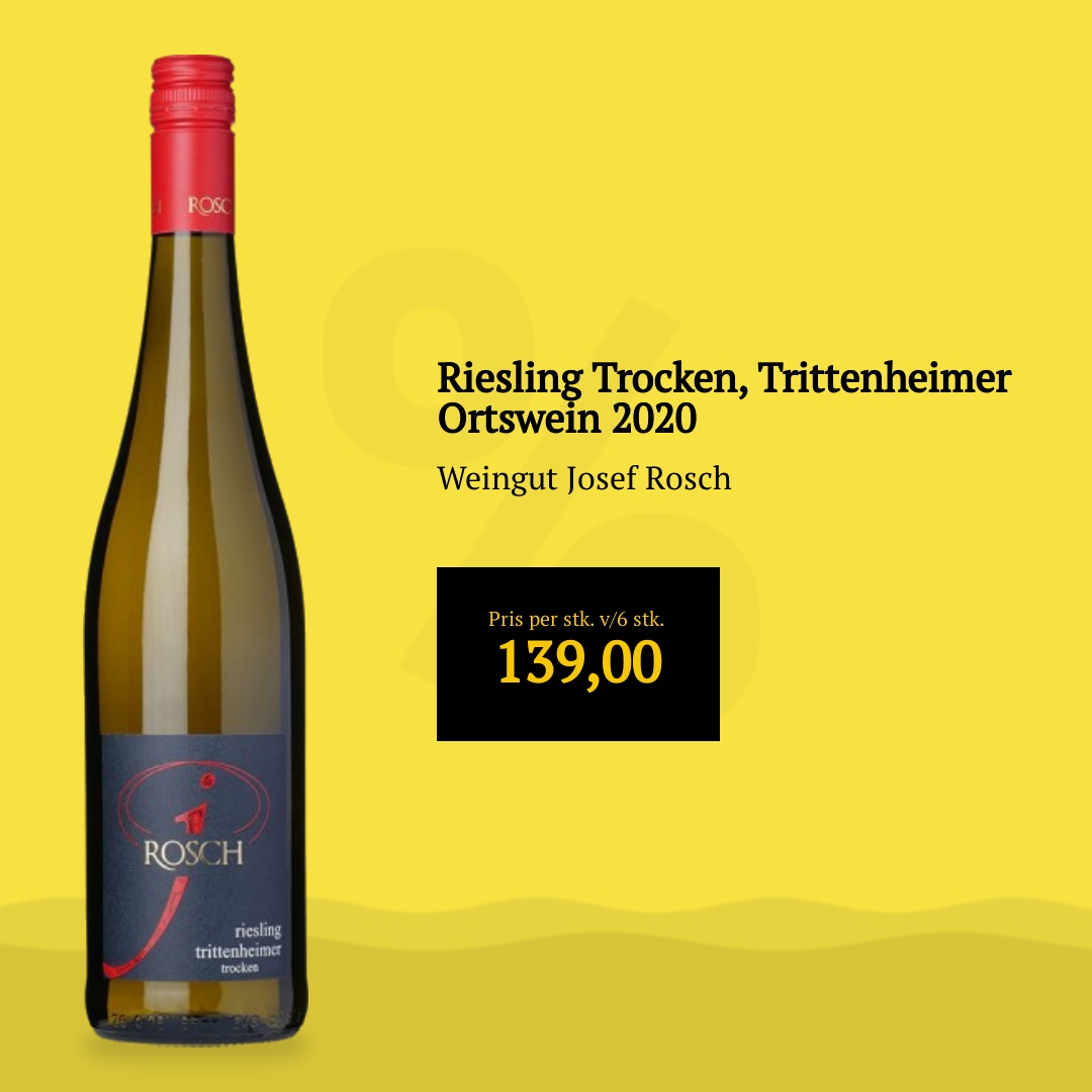 Weingut Josef Rosch Riesling Trocken, Trittenheimer Ortswein 2020