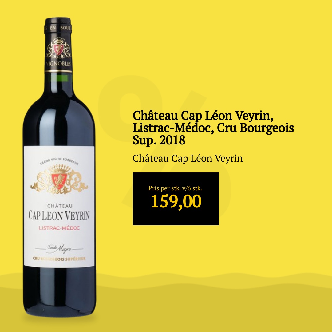  Château Cap Léon Veyrin, Listrac-Médoc, Cru Bourgeois Sup. 2018
