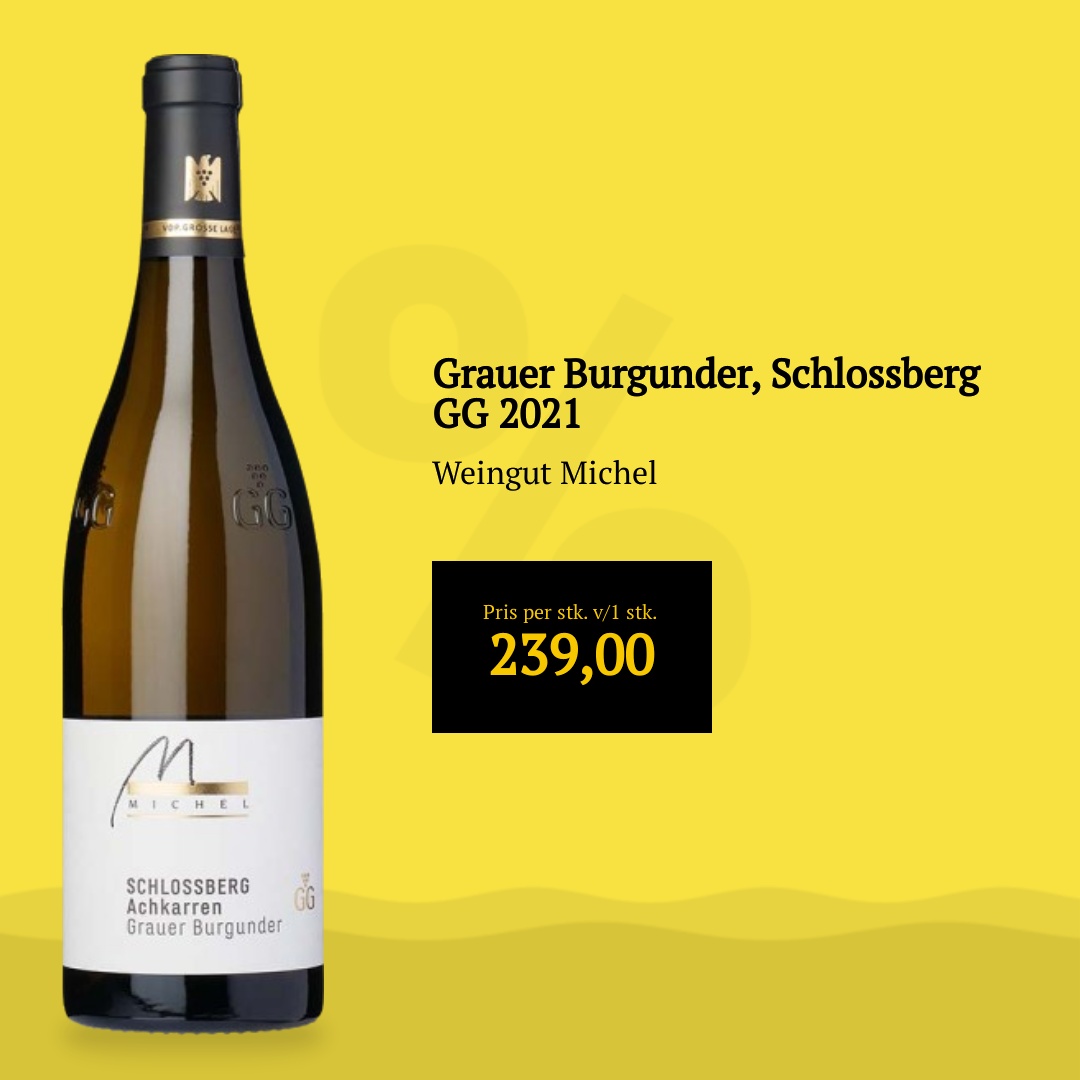 Grauer Burgunder, Schlossberg GG 2021