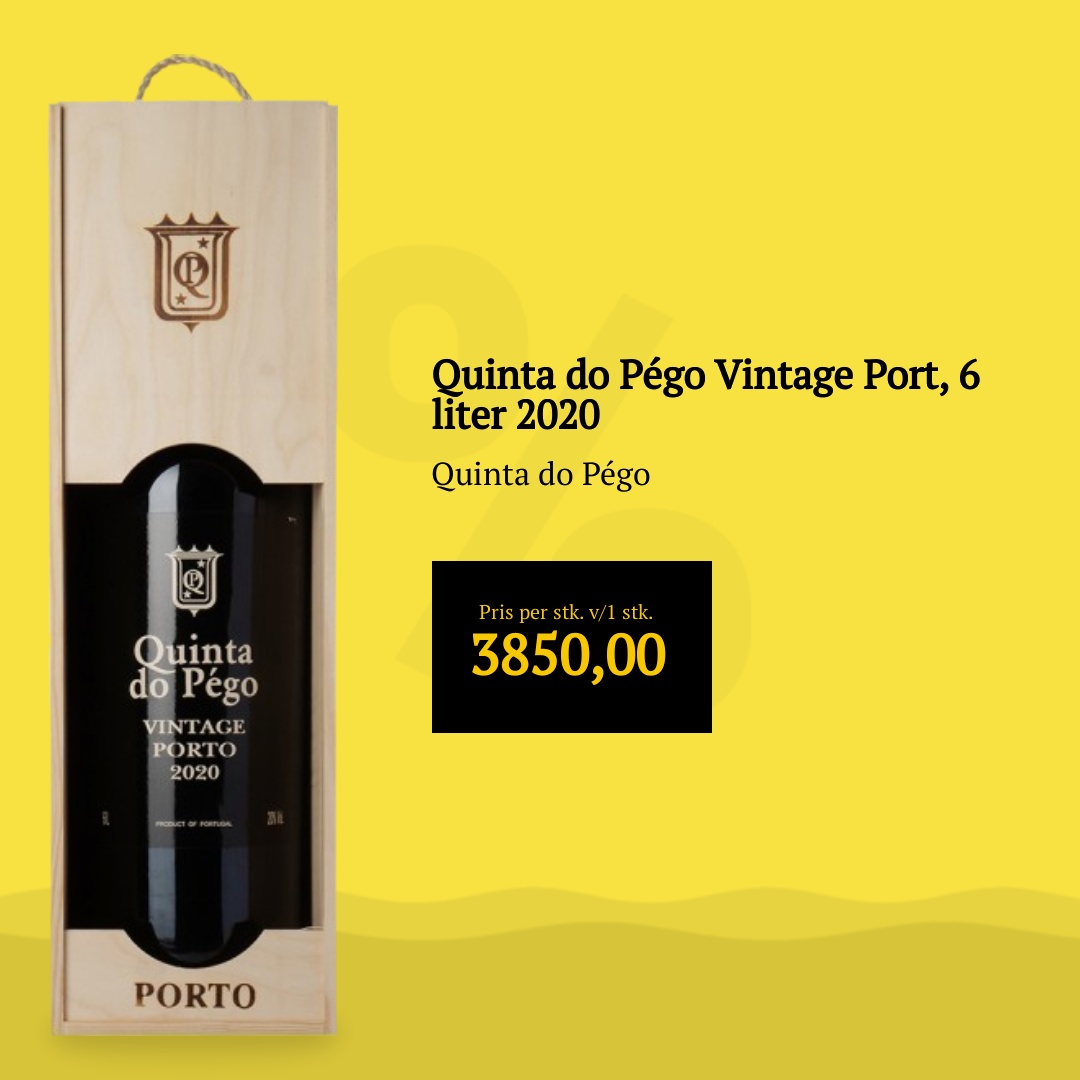 Quinta do Pégo Vintage Port, 6 liter 2020