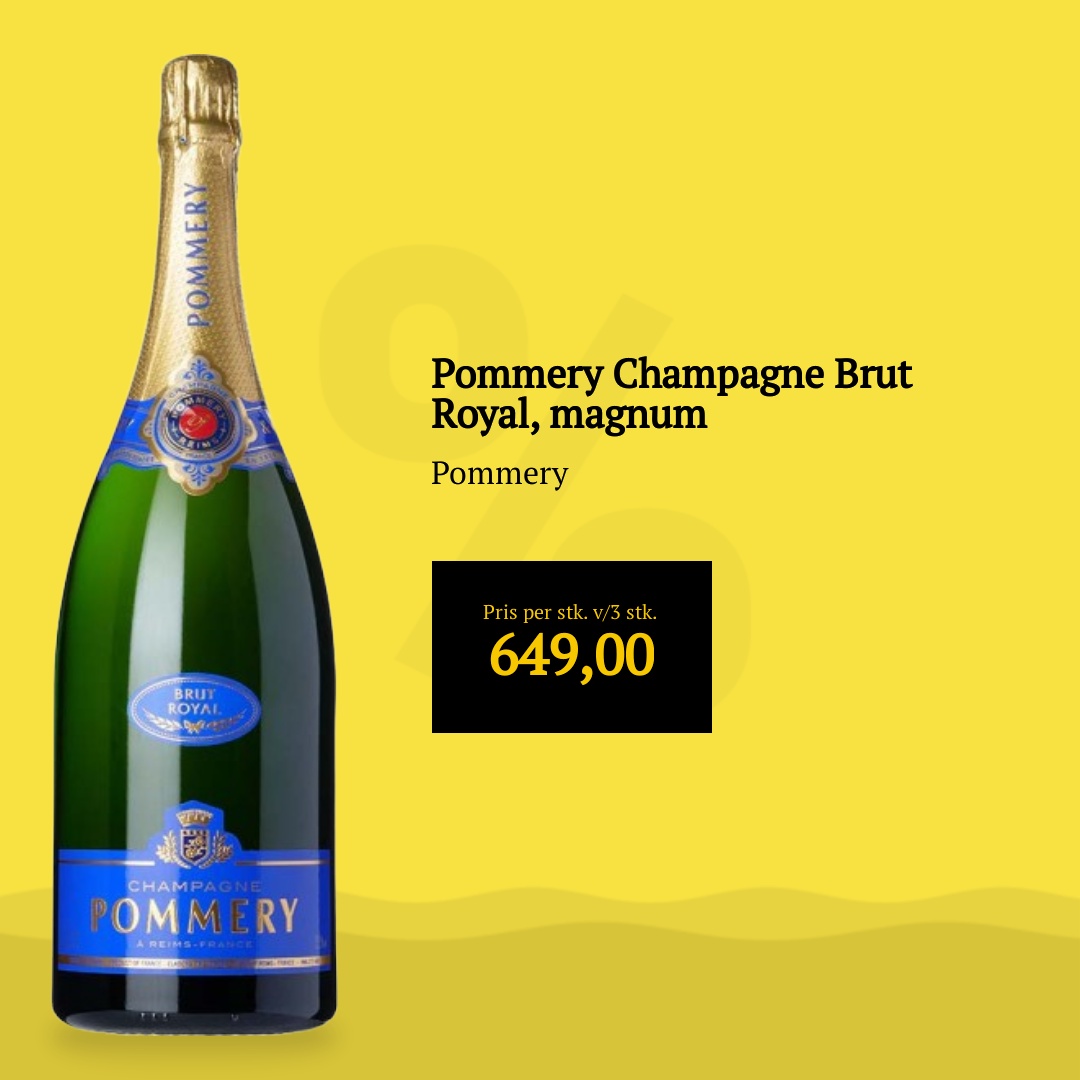 Pommery Champagne Brut Royal, magnum