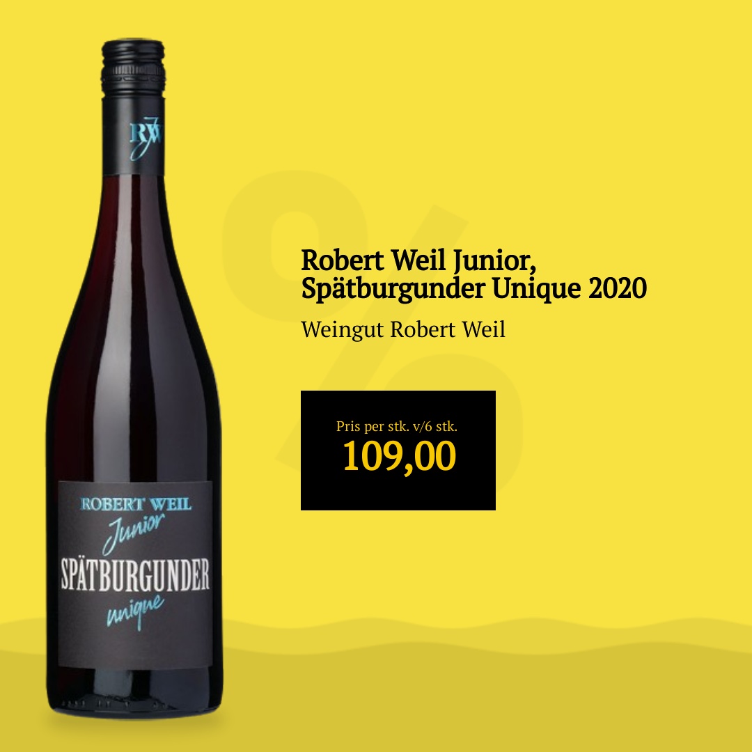 Weingut Robert Weil Robert Weil Junior, Spätburgunder Unique 2020