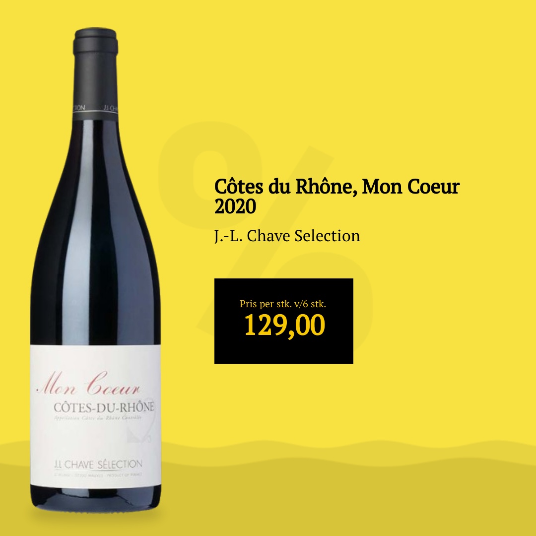 J.-L. Chave Selection Côtes du Rhône, Mon Coeur 2020