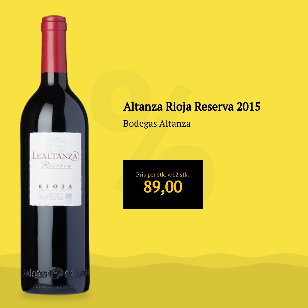 Billede af Altanza Rioja Reserva 2015