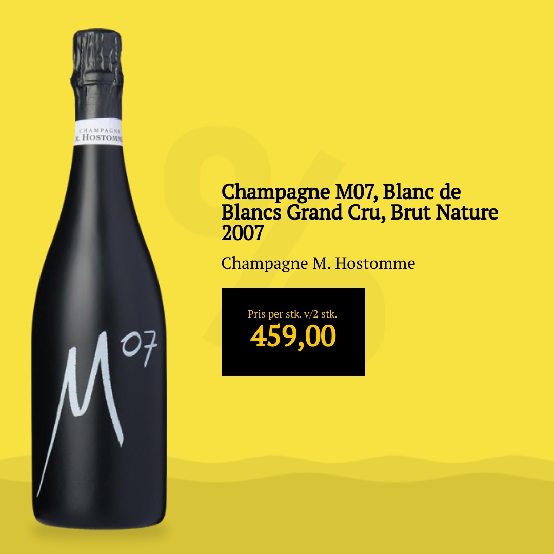 Champagne M. Hostomme Champagne M07, Blanc de Blancs Grand Cru, Brut Nature 2007