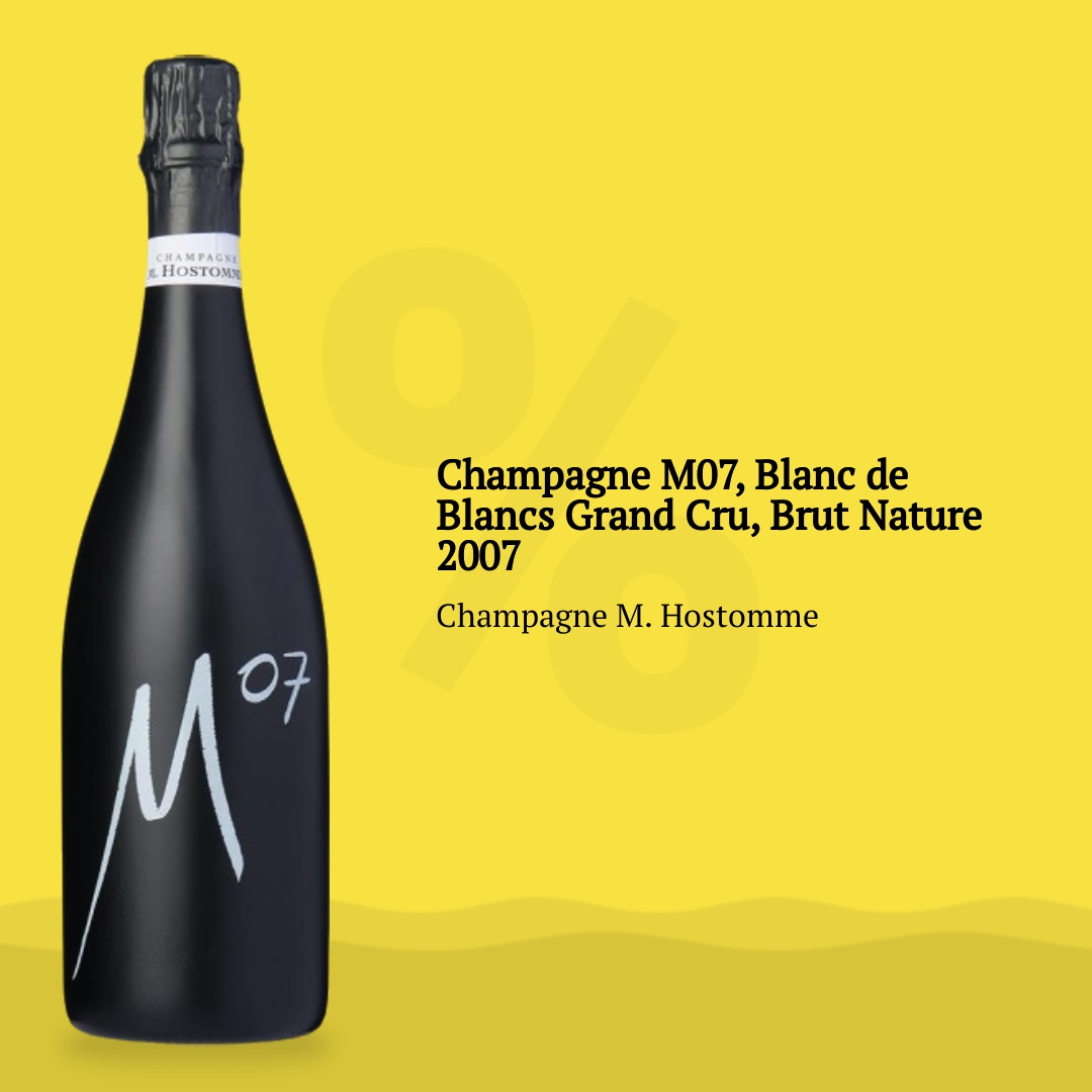 Champagne M. Hostomme Champagne M07, Blanc de Blancs Grand Cru, Brut Nature 2007