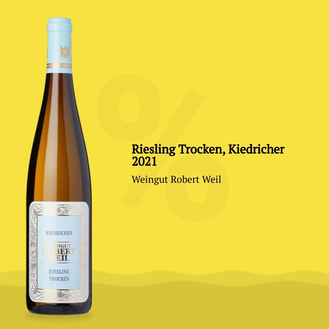 Weingut Robert Weil Riesling Trocken, Kiedricher 2021