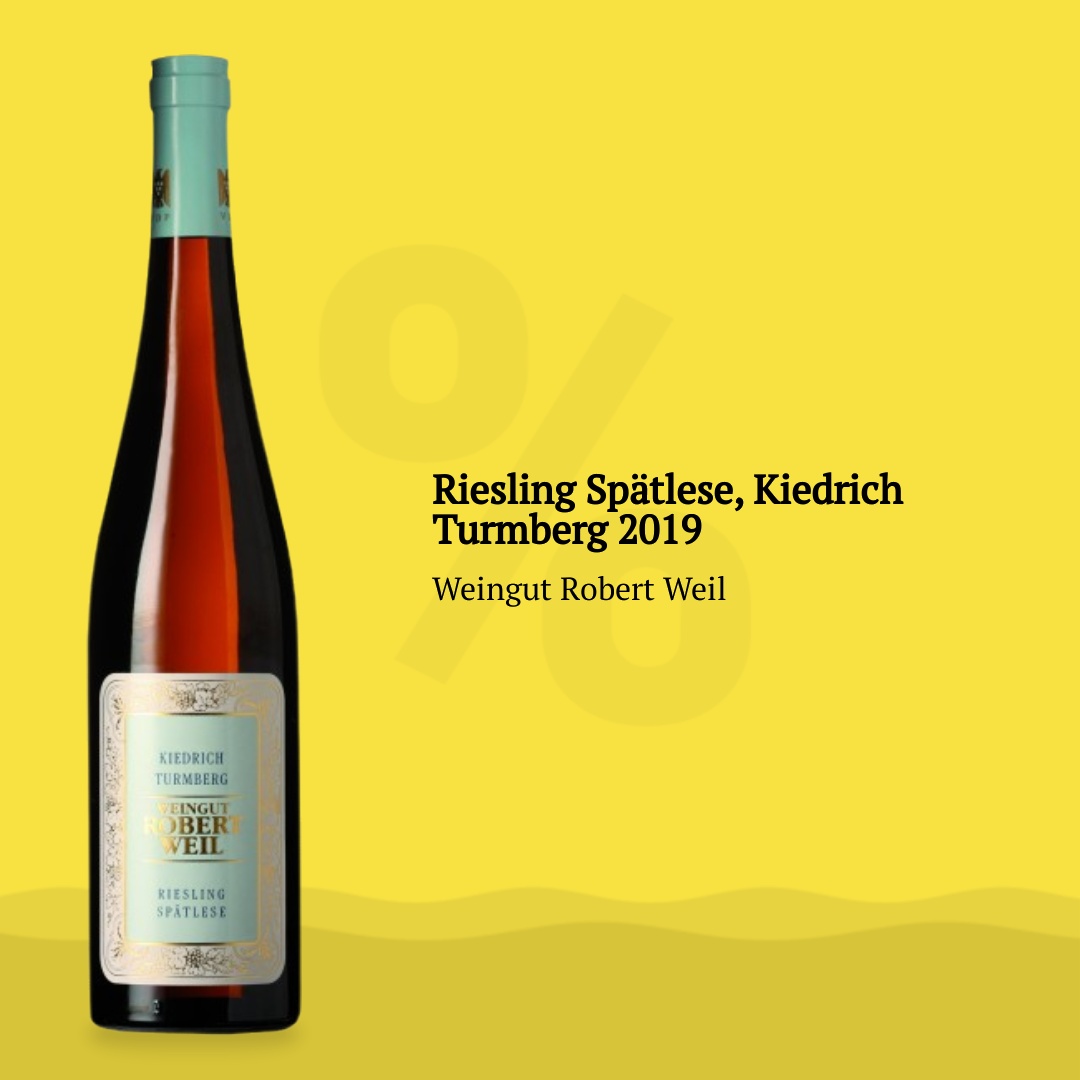Weingut Robert Weil Riesling Spätlese, Kiedrich Turmberg 2019