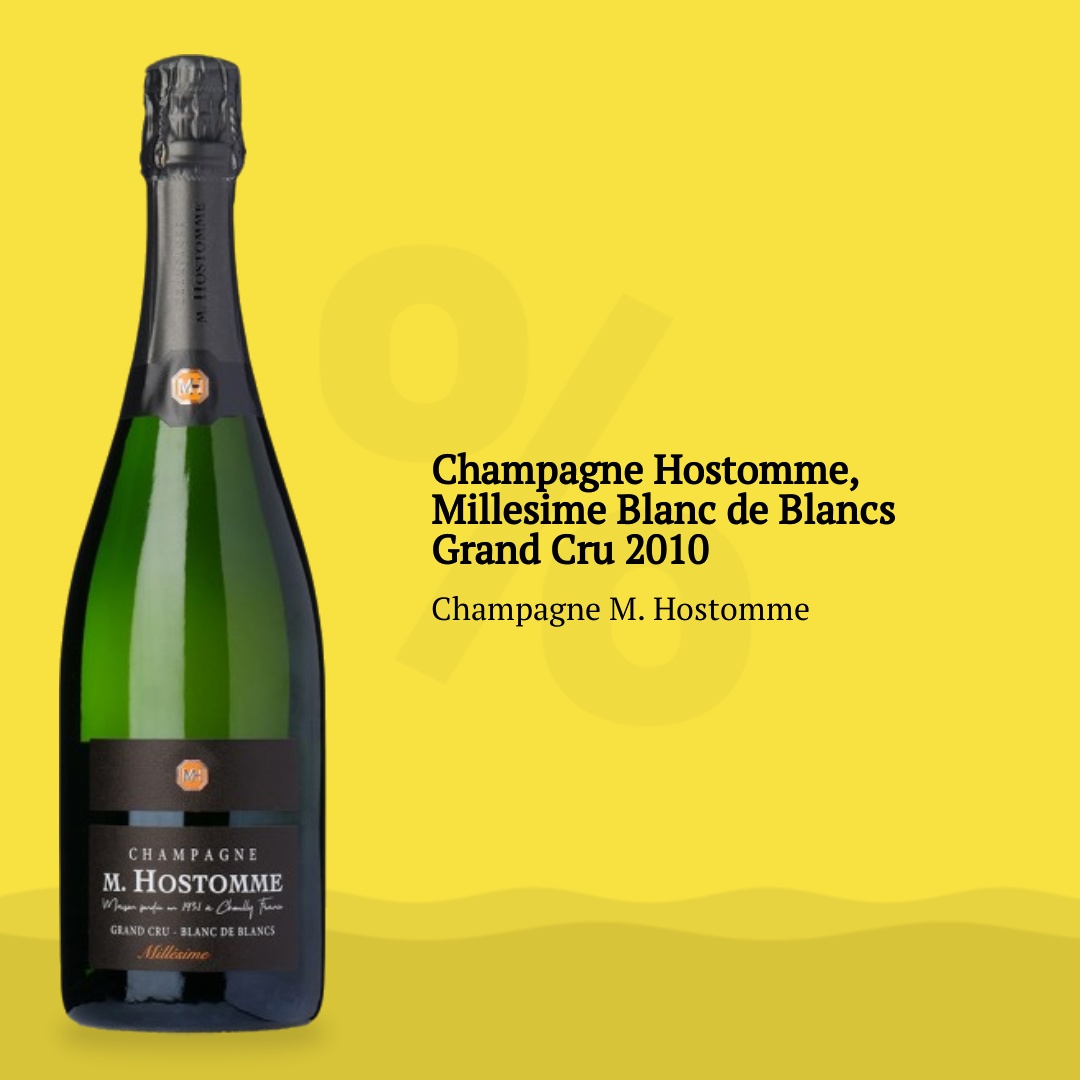 Champagne M. Hostomme Champagne Hostomme, Millesime Blanc de Blancs Grand Cru 2010