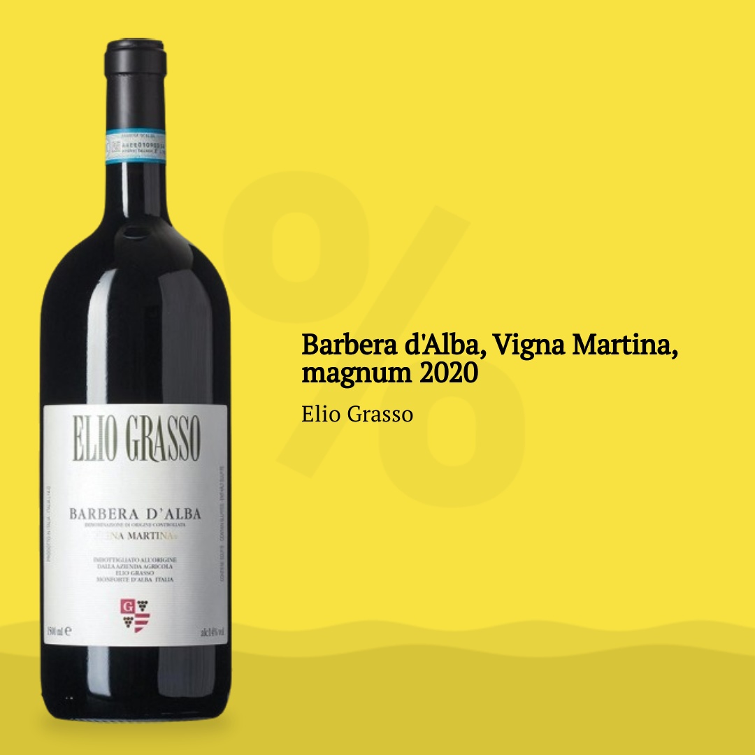 Barbera d'Alba, Vigna Martina, magnum 2020