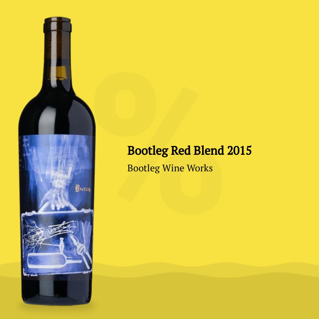 Ru Vænne sig til Tradition Bootleg Red Blend 2015 Fra Bootleg Wine Works på tilbud til 320 DKK