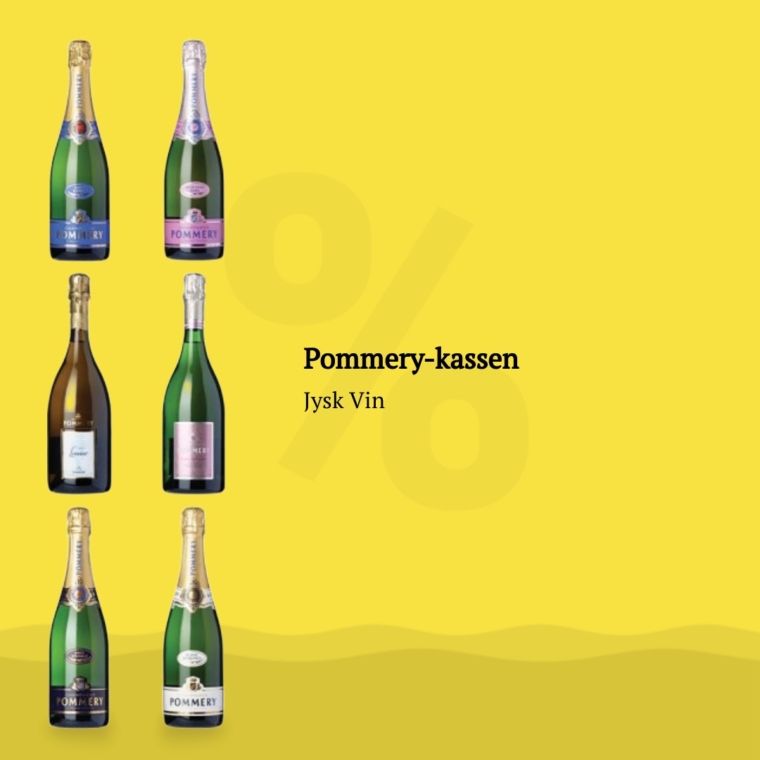 Jysk Vin Pommery-kassen