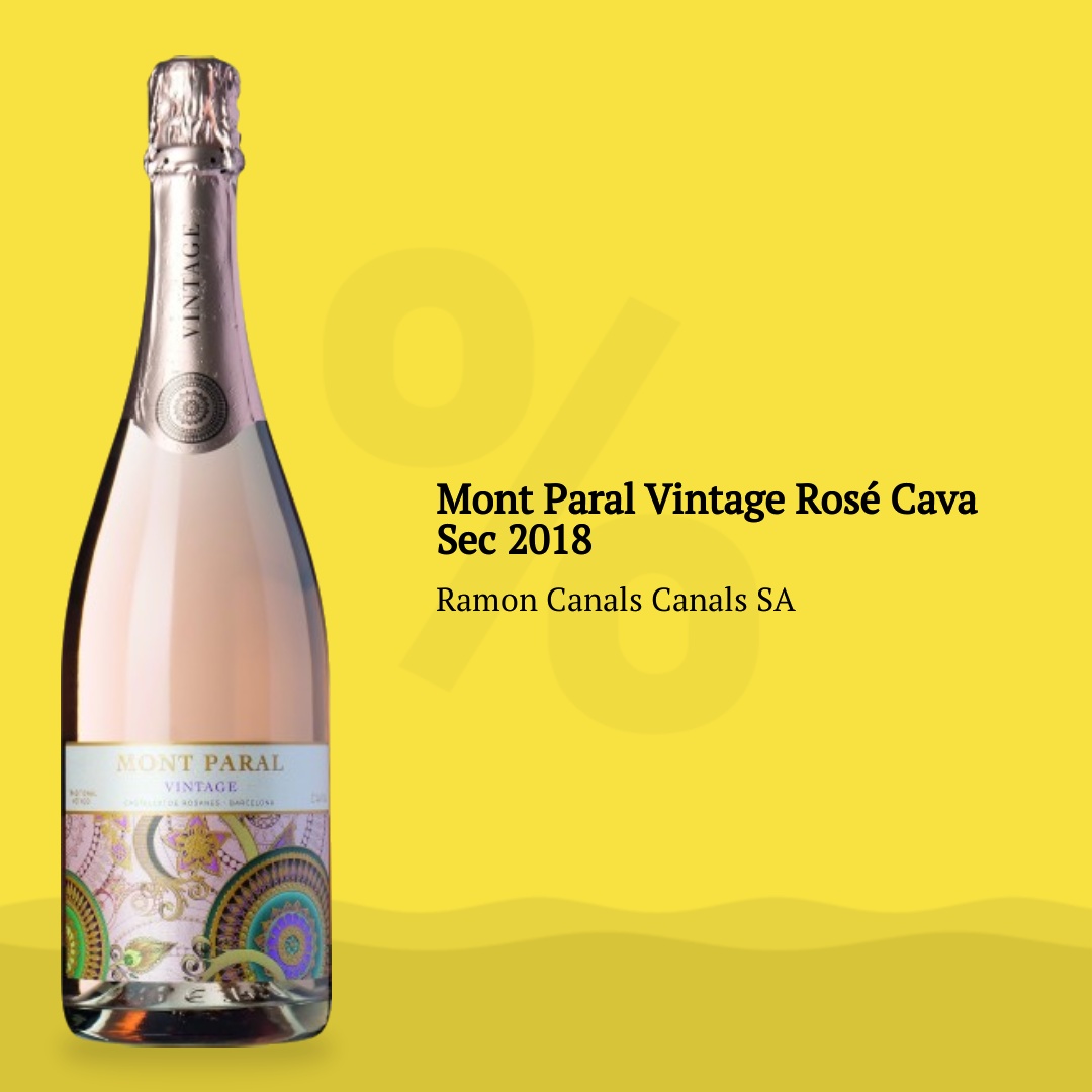 Ramon Canals Canals SA Mont Paral Vintage Rosé Cava Sec 2018