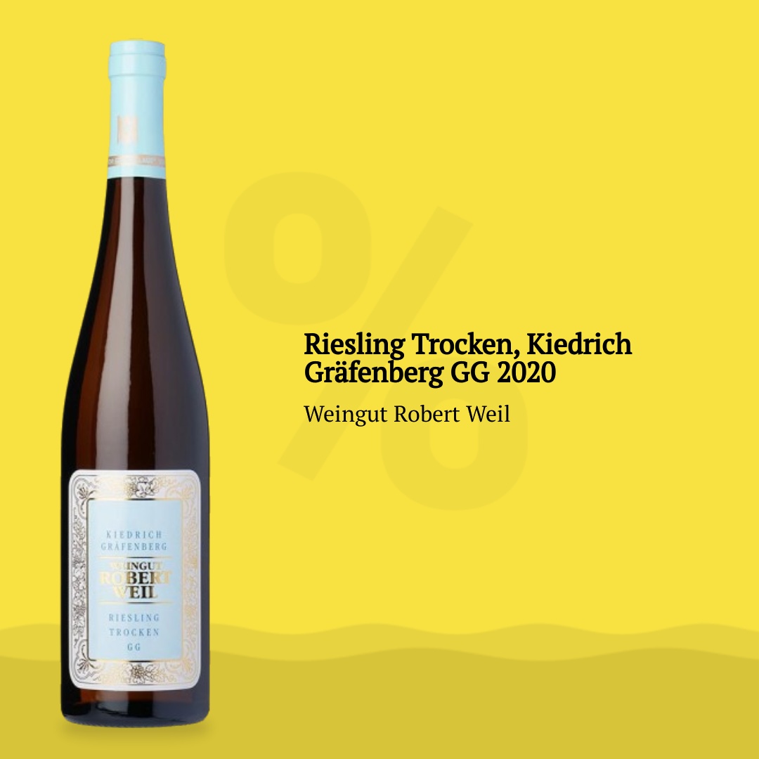Weingut Robert Weil Riesling Trocken, Kiedrich Gräfenberg GG 2020