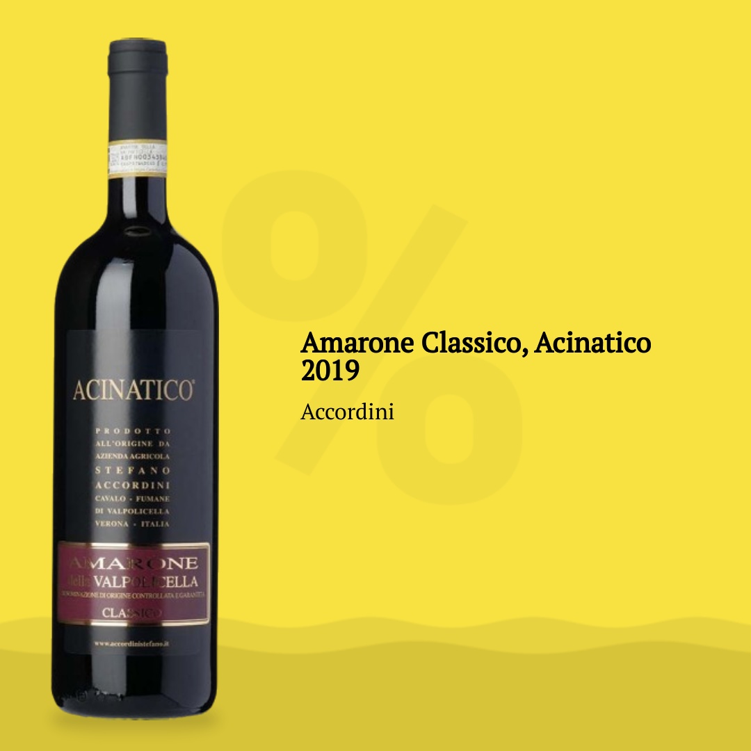 Amarone Classico, Acinatico 2019