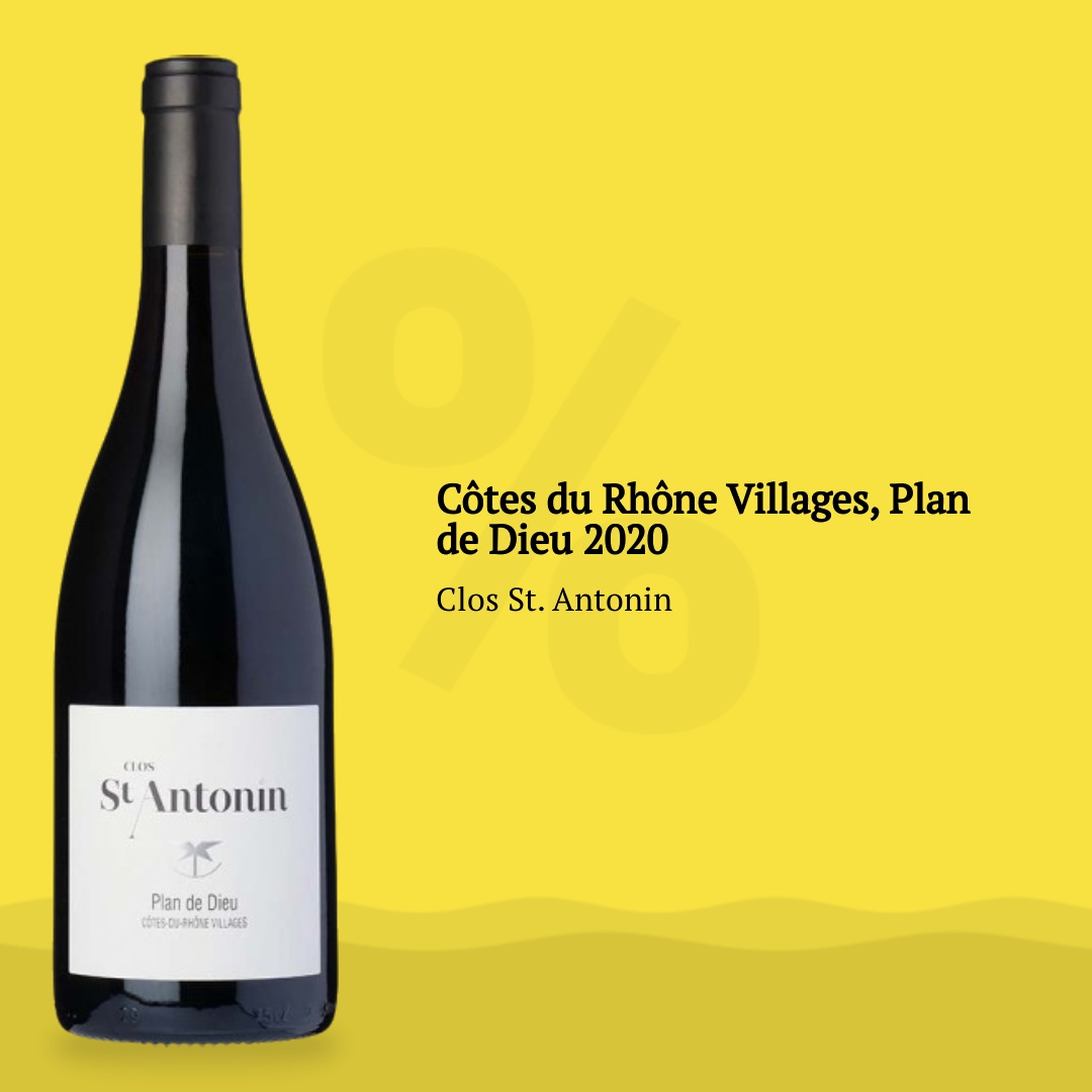 Clos St. Antonin Côtes du Rhône Villages, Plan de Dieu 2020