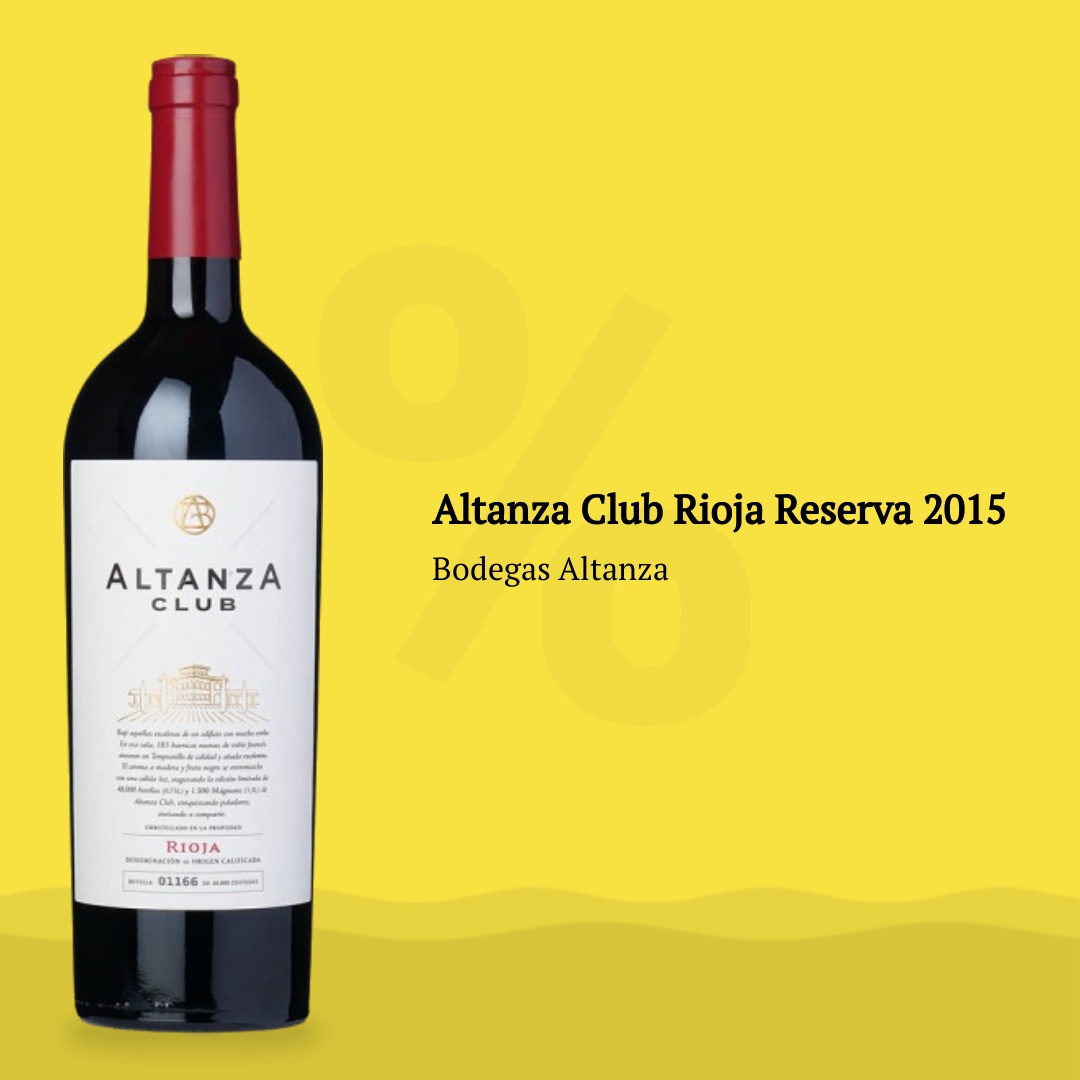 Bodegas Altanza Altanza Club Rioja Reserva 2015