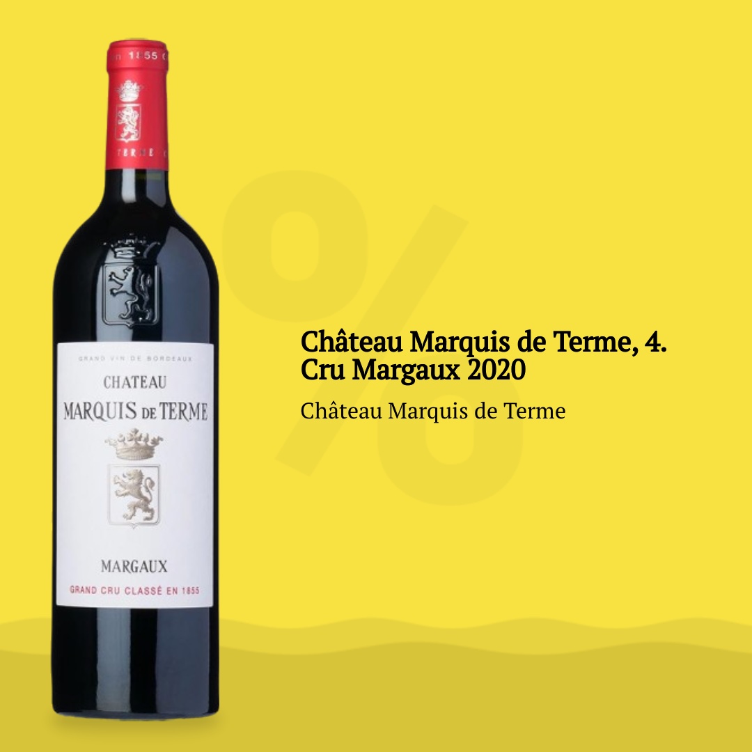 Se Château Marquis de Terme, 4. Cru Margaux 2020 hos Jysk Vin