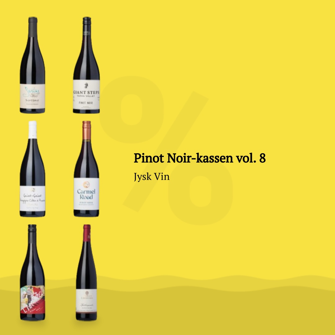 Se Pinot Noir-kassen vol. 8 hos Jysk Vin