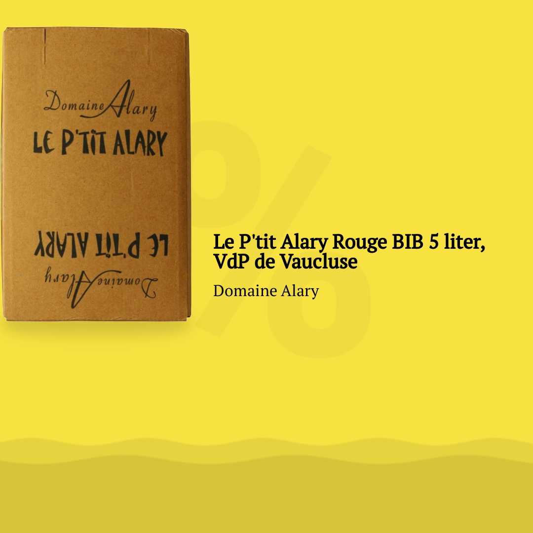 Se Le P'tit Alary Rouge BIB 5 liter, VdP de Vaucluse hos Jysk Vin