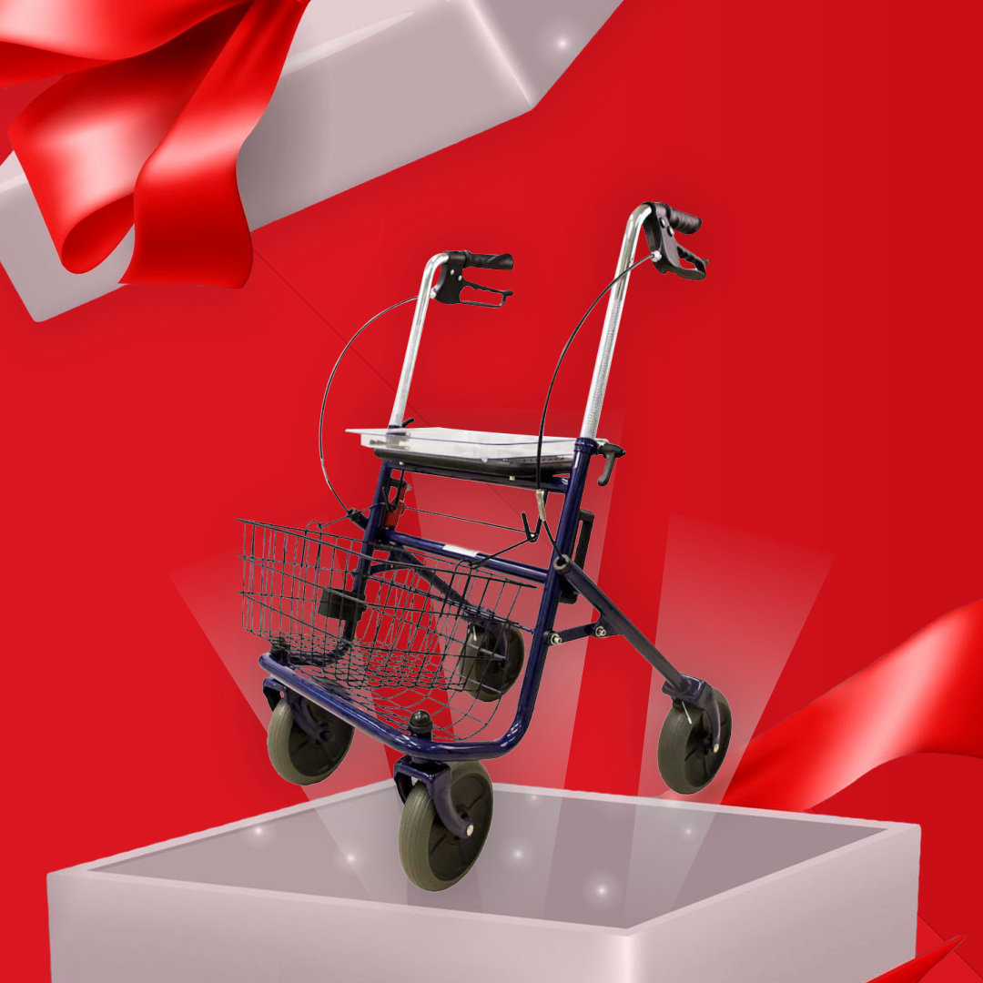 ROLLATOR ARVO, FÖR INOM- OCH UTOMHUSBRUK