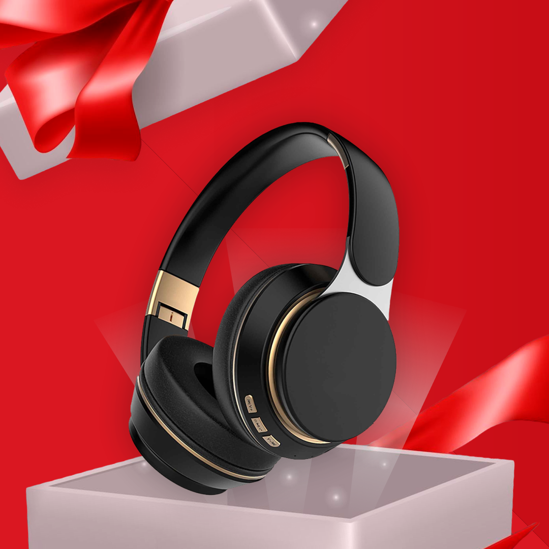 KUURA BASS TRÅDLÖSA HÖRLURAR, SVART