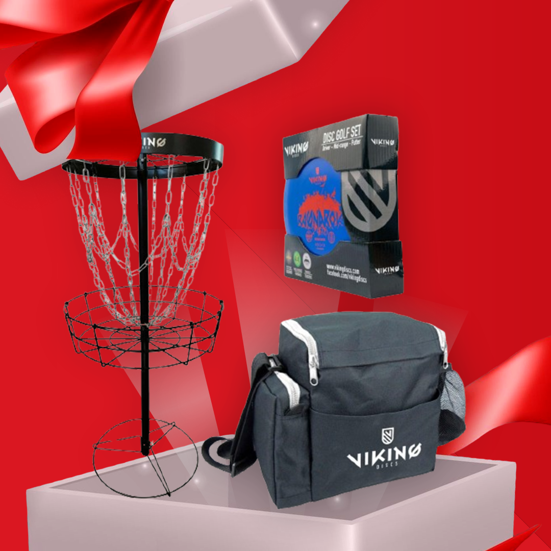 VIKING DISCS DISCOVER FRISBEEGOLFKORG-SET