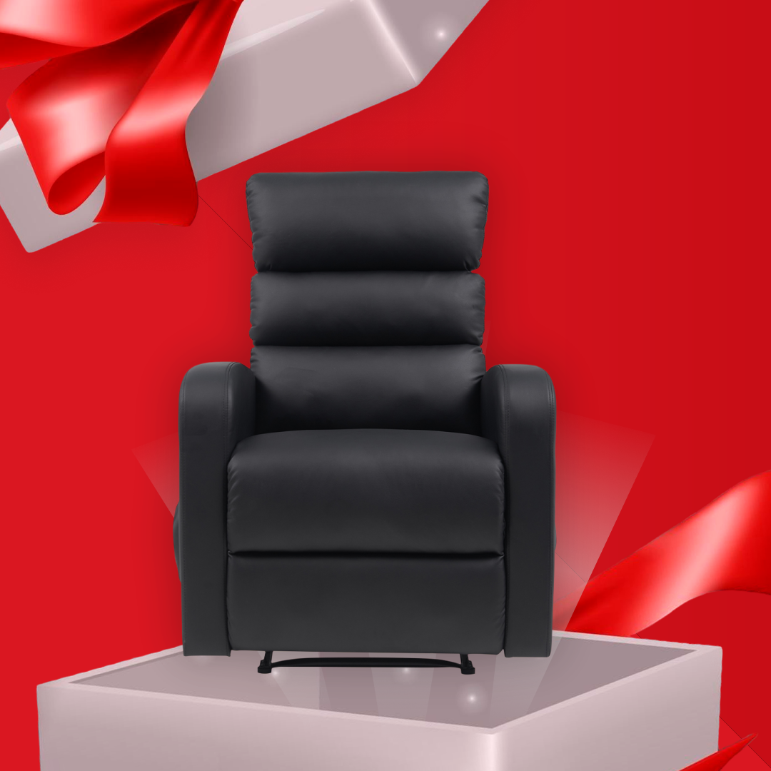 LYKKE MASSAGESTOL COZY SVART