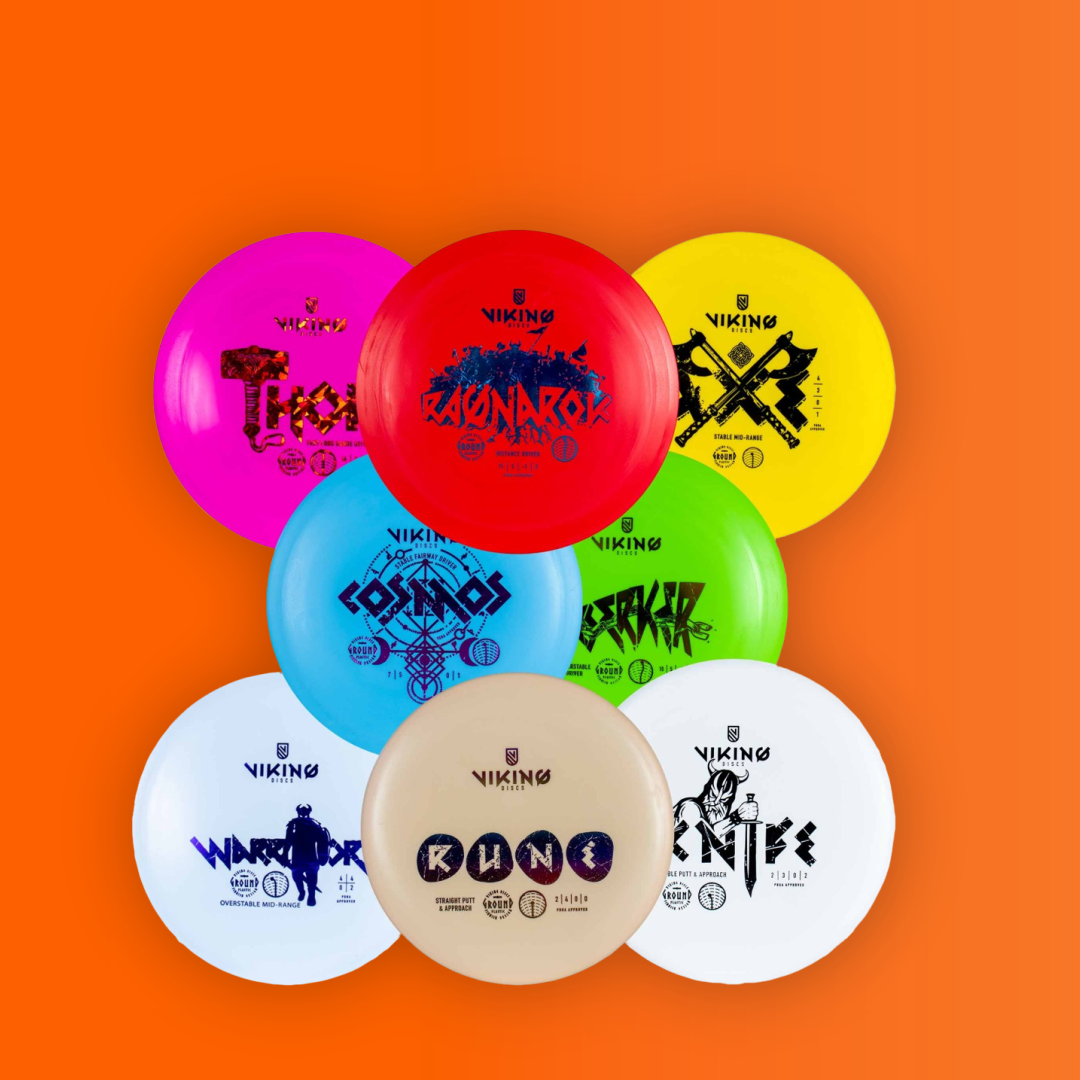 VIKING DISCS GROUND SET, 8 KIEKON SETTI