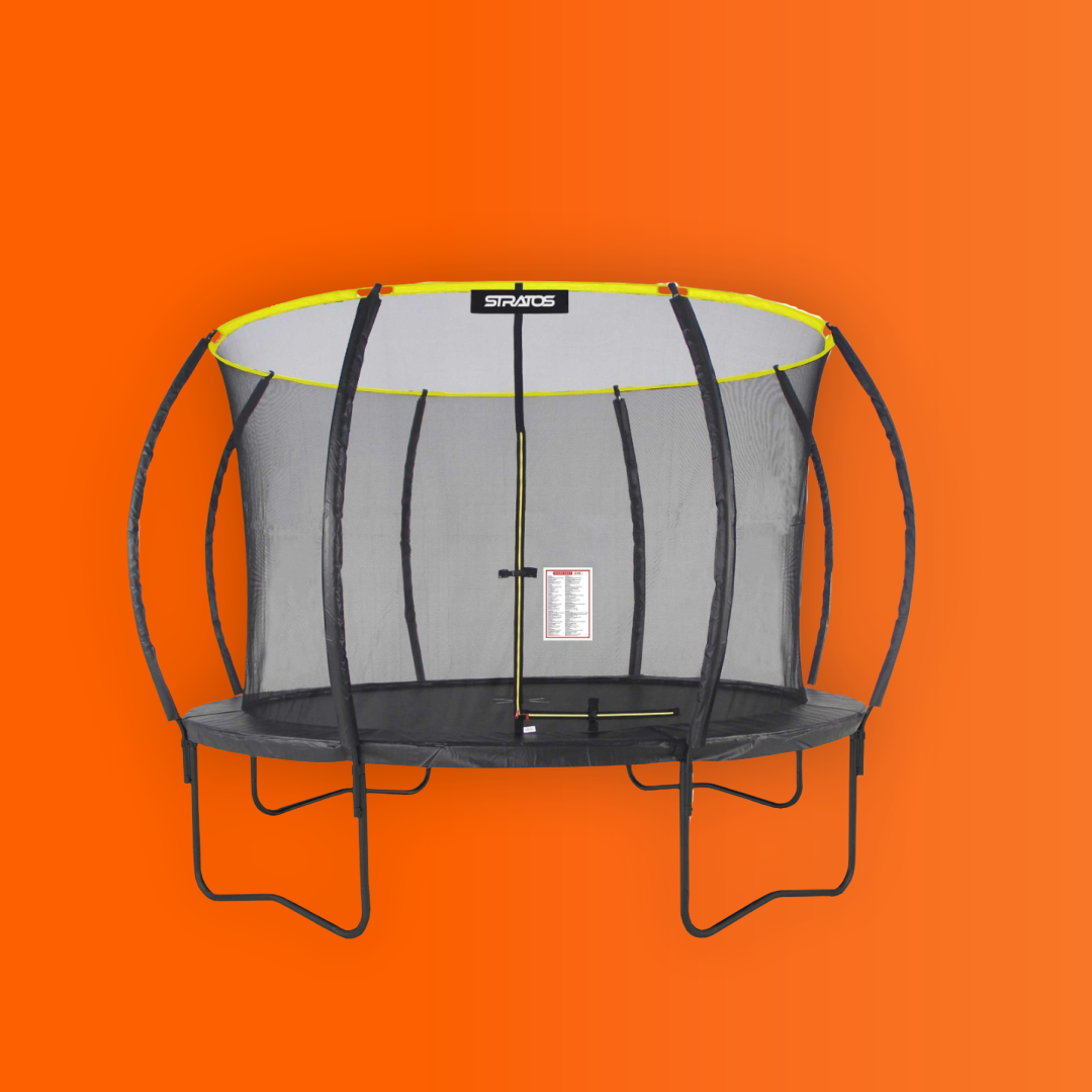 Stratos Trampoline 3,66m med Sikkerhetsnett