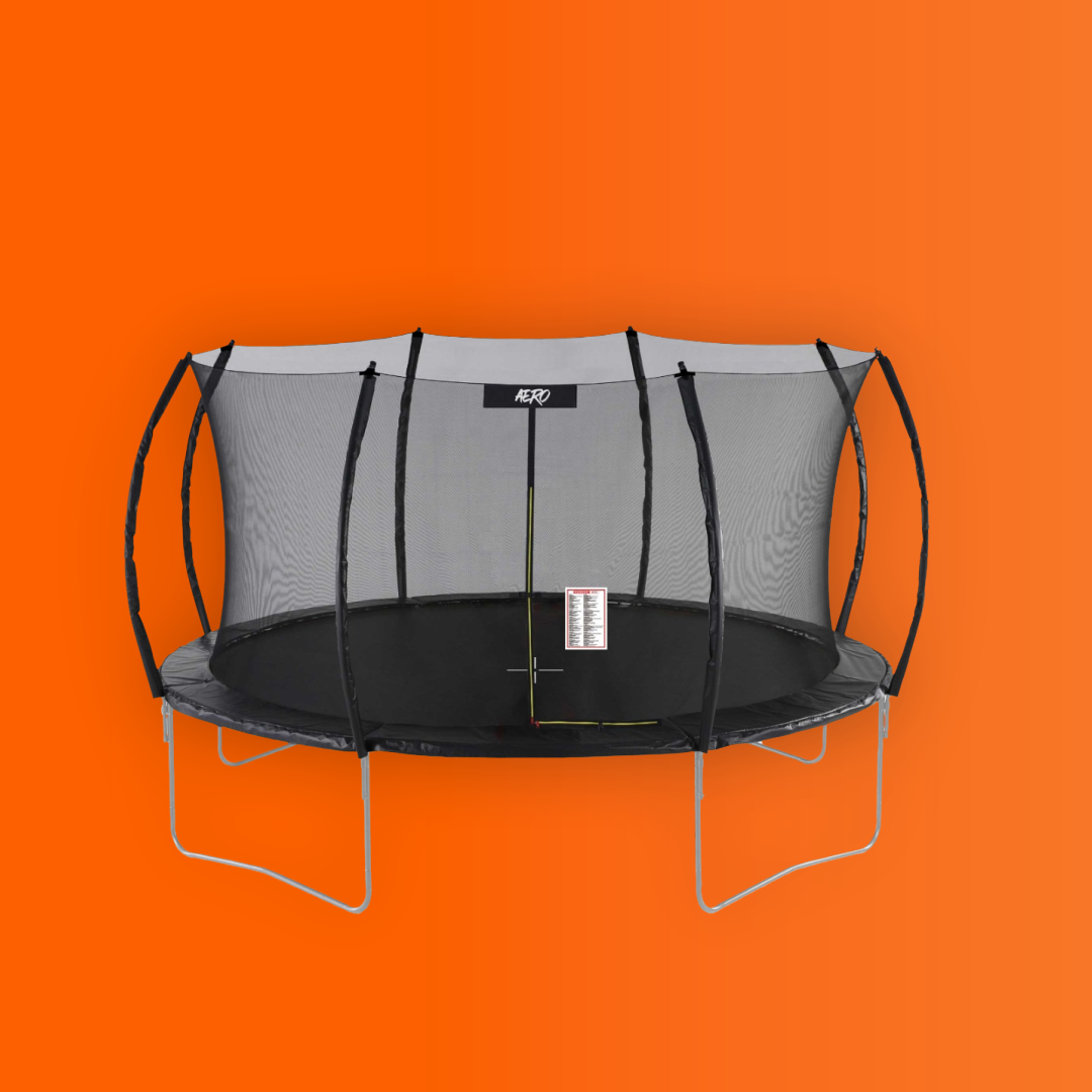 REACT AERO TRAMPOLINE 3,96M MED SIKKERHETSNETT