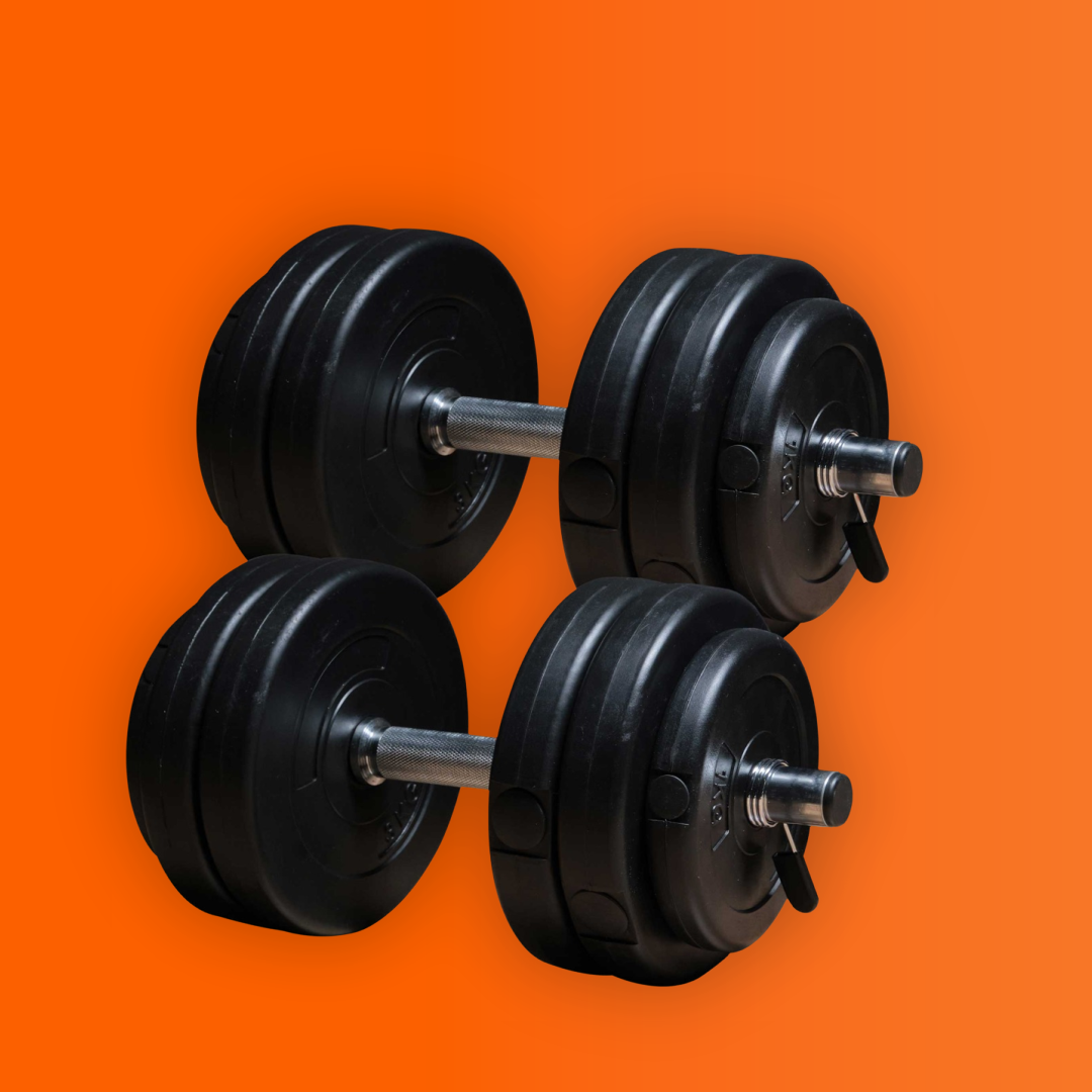 FIT'N SHAPE 2 X JUSTERBAR HANTEL, 30KG