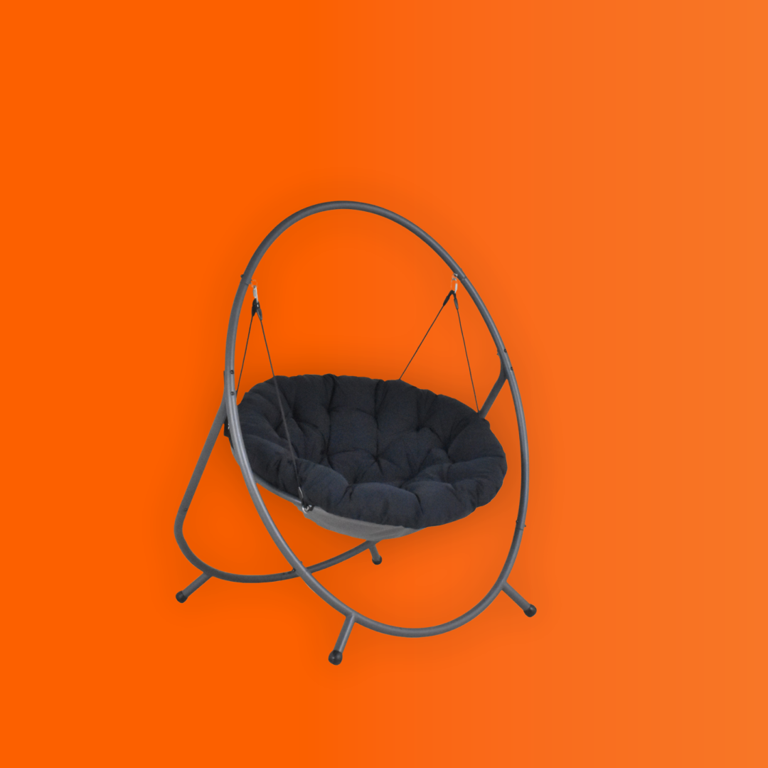 LYKKE RIIPPUTUOLI COMFORT, MUSTA