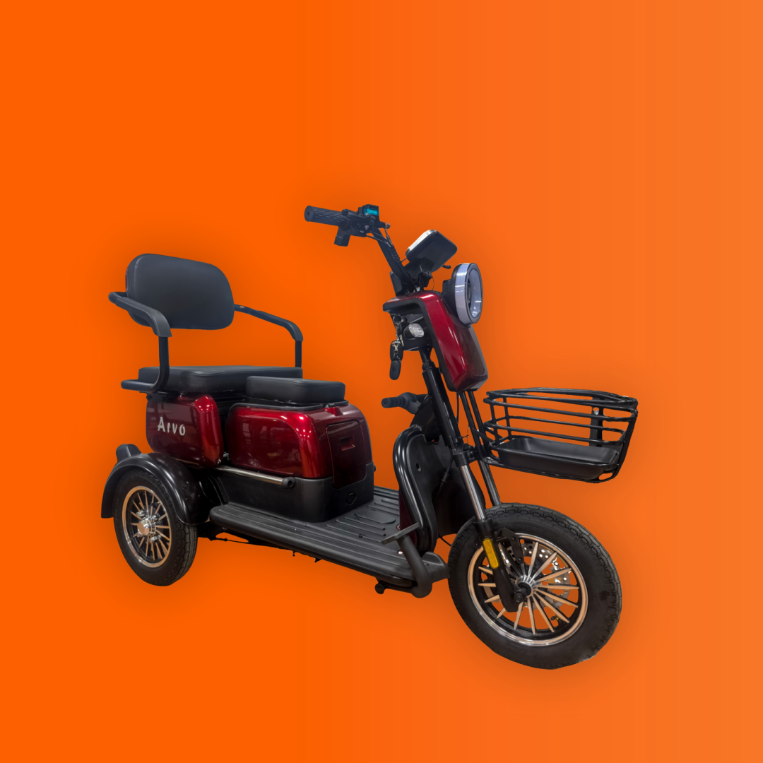ARVO ELSCOOTER TIL ÆLDRE P250 RØD