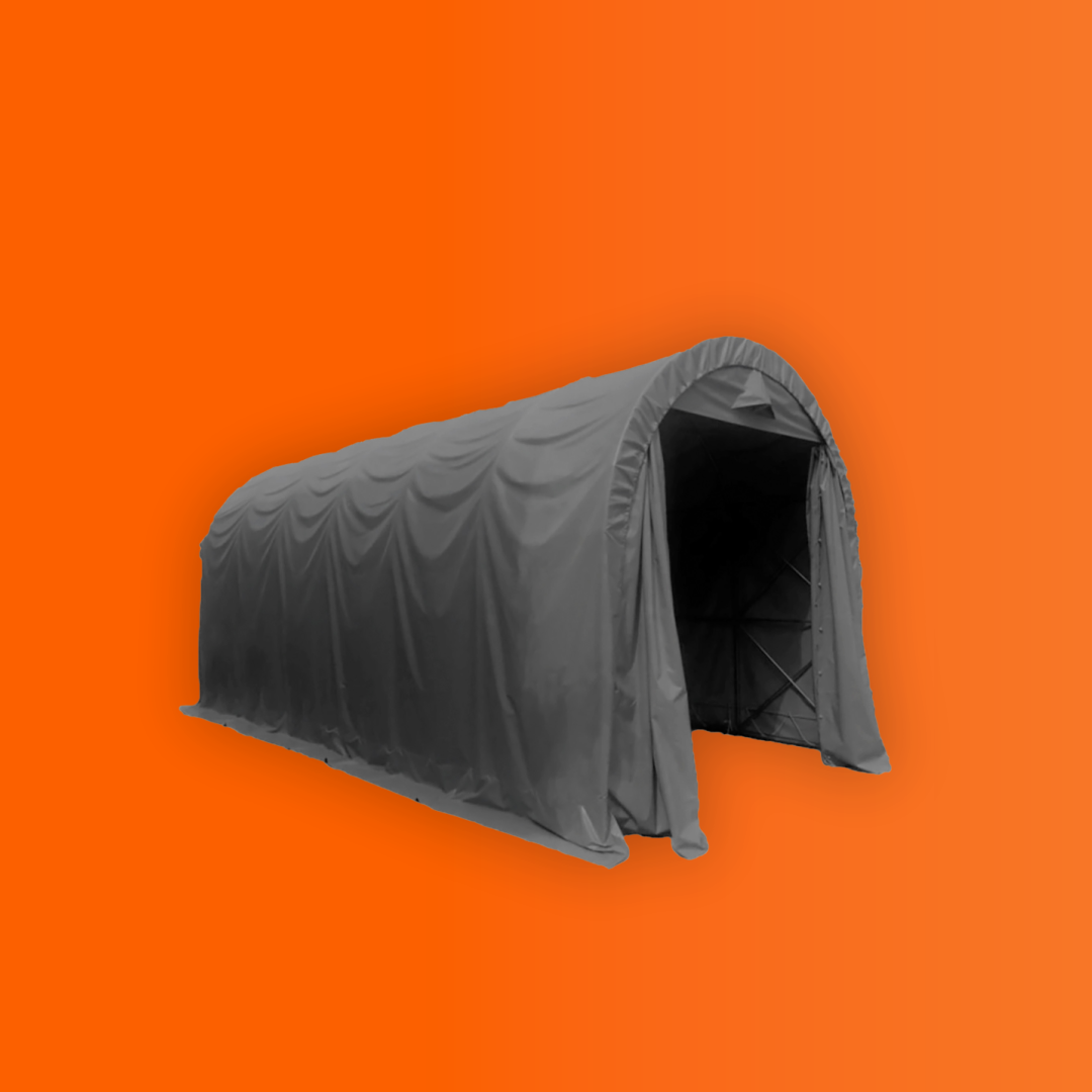 FORNORTH GARAGETELT 3,5X7,5 M, MØRKEGRÅ
