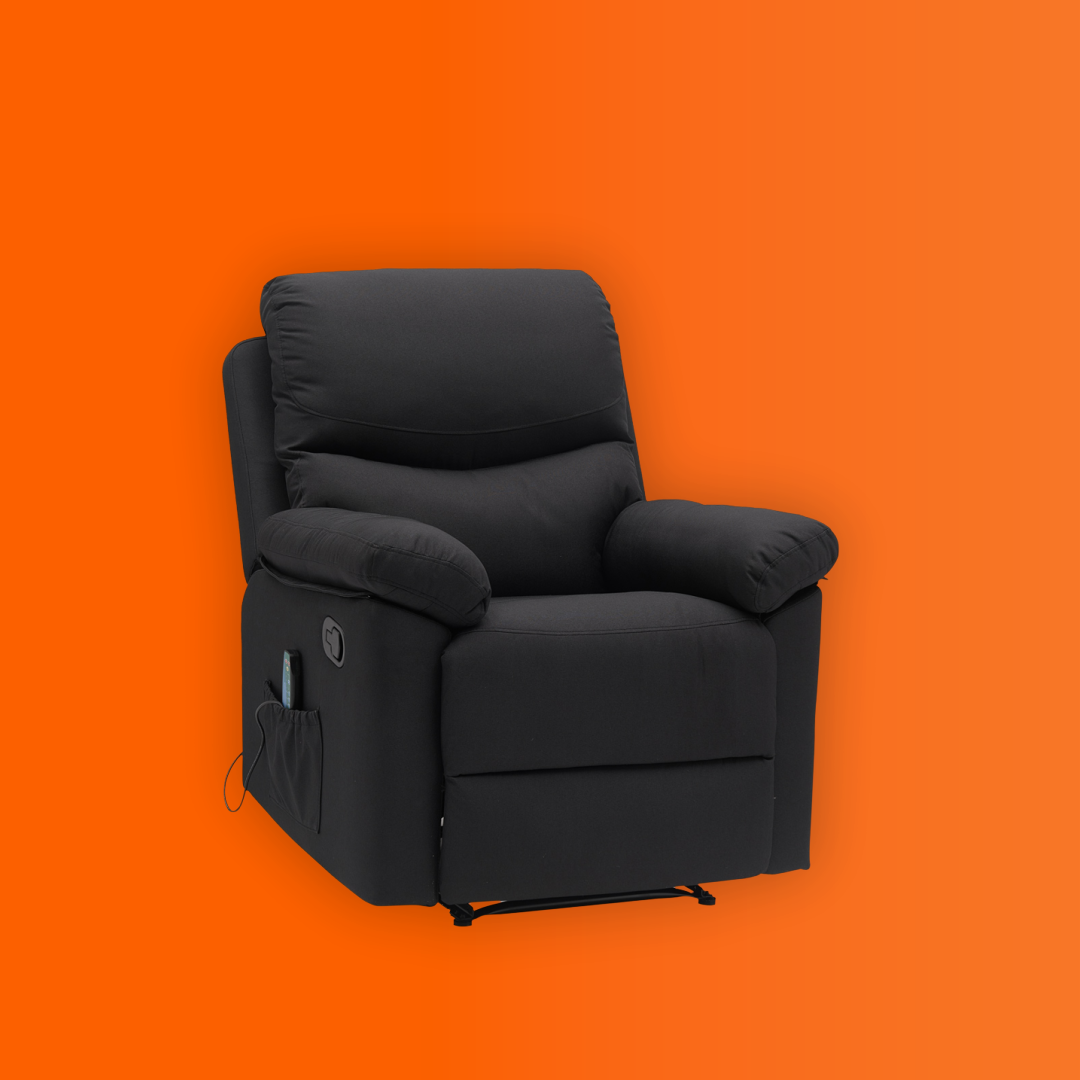 LYKKE MASSAGESTOL, SORT